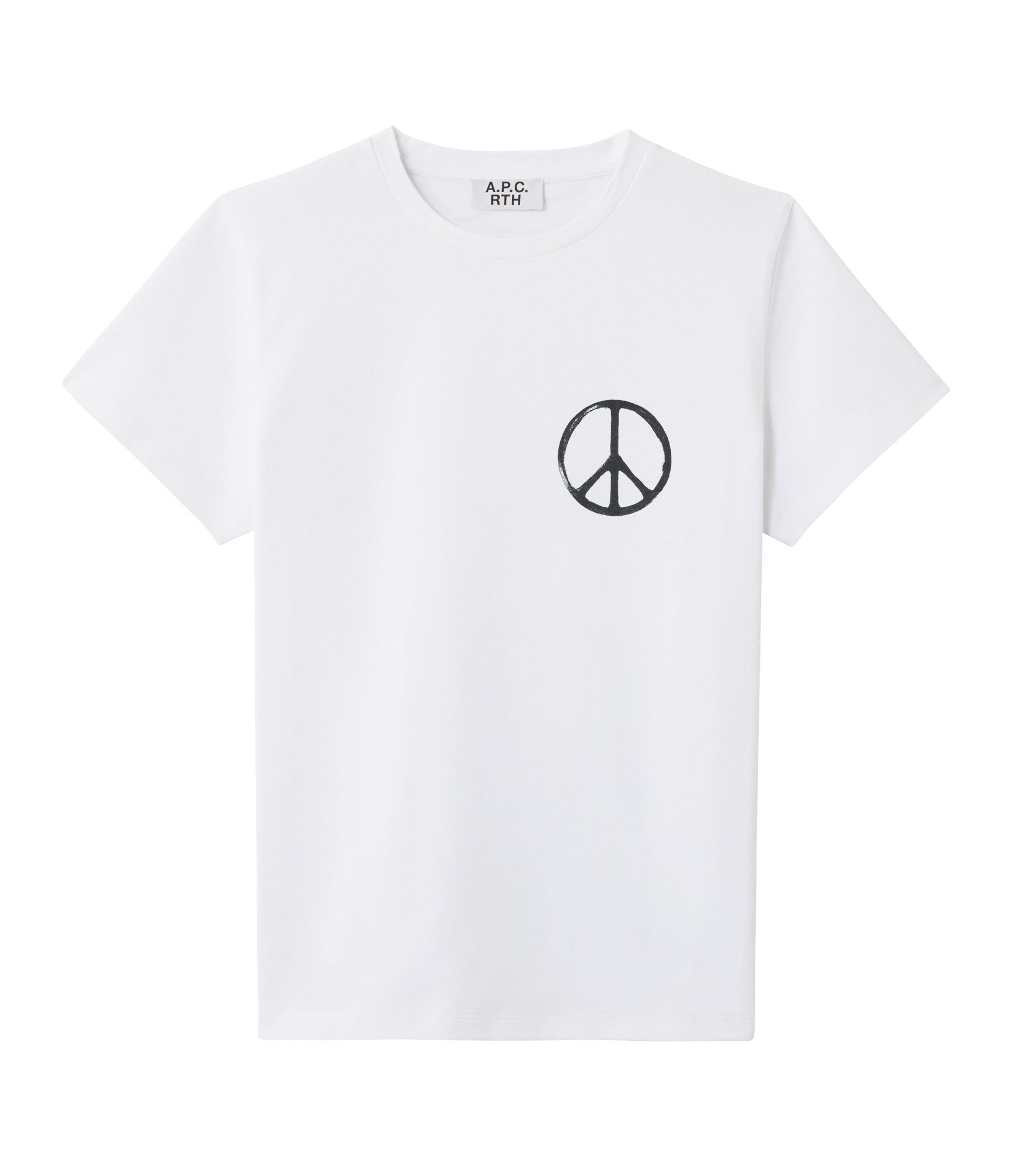 Rth Peace Symbol T-Shirt sold by A.P.C.