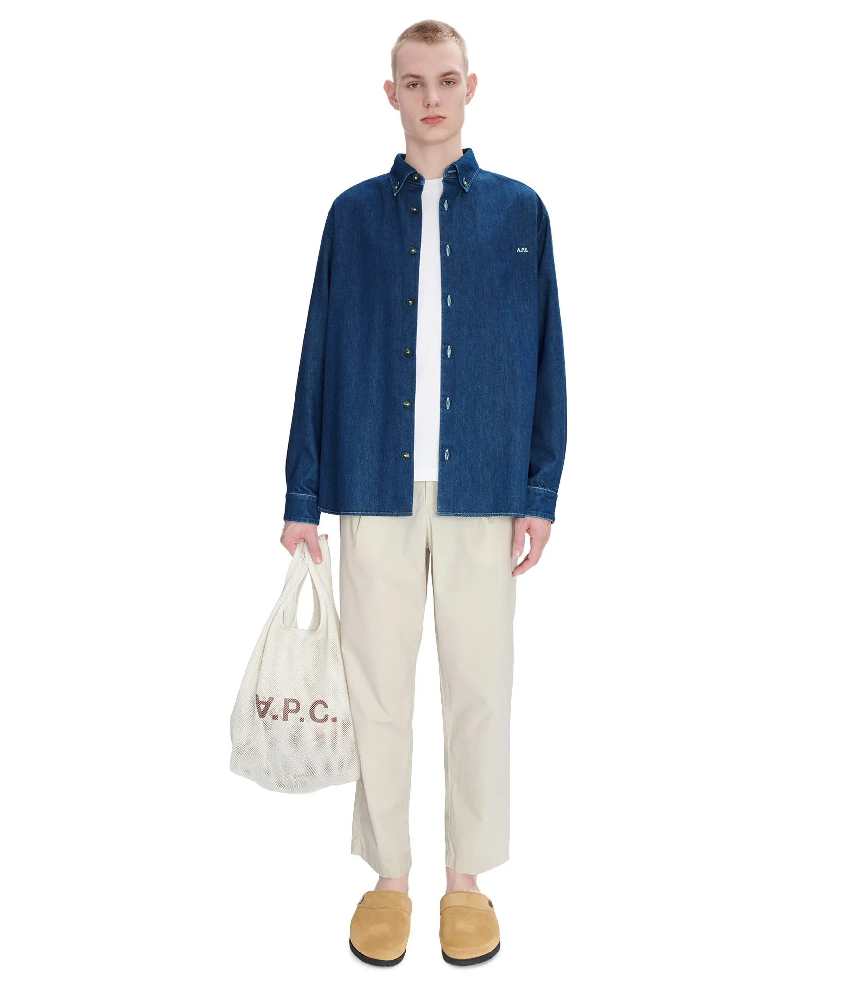 Mathias Logo shirt sold by A.P.C. product image thumbnail 3