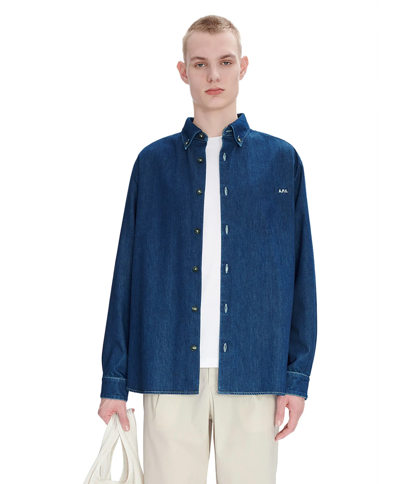 Mathias Logo shirt sold by A.P.C.
