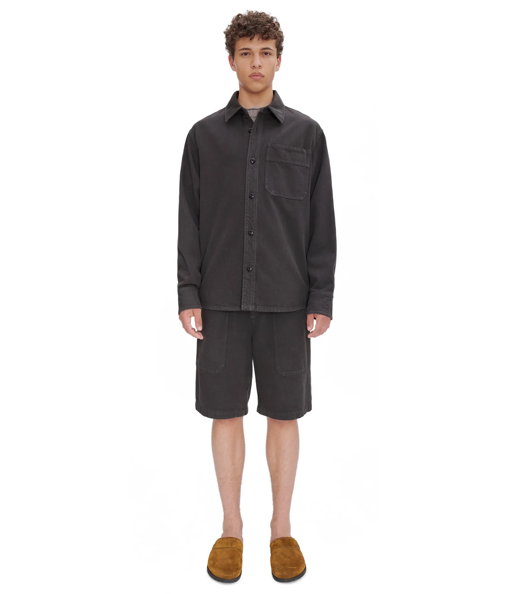 Basile Logo overshirt sold by A.P.C. product image thumbnail 4