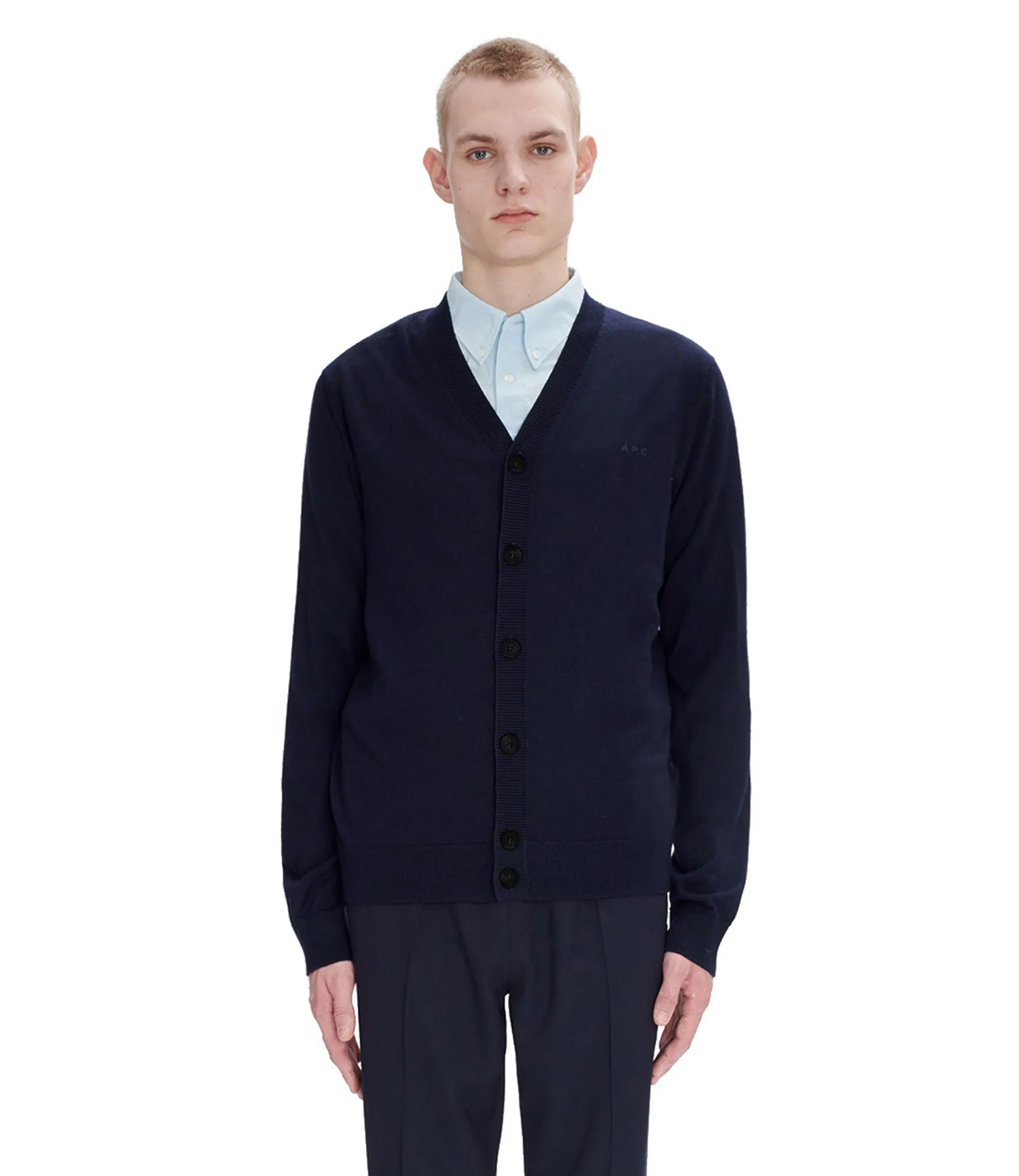 Joe Logo cardigan sold by A.P.C.