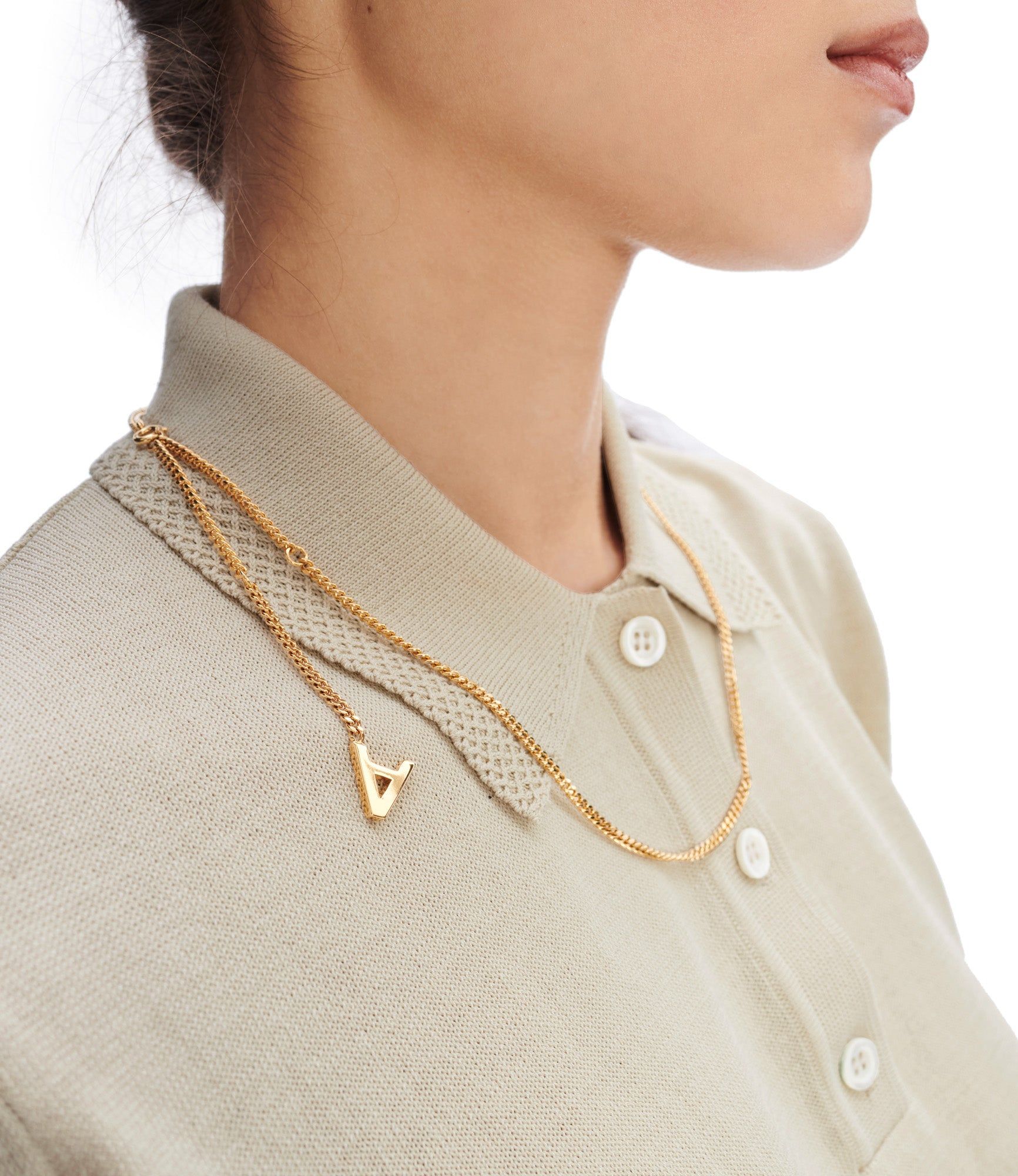 Logo A necklace sold by A.P.C. product image thumbnail 2