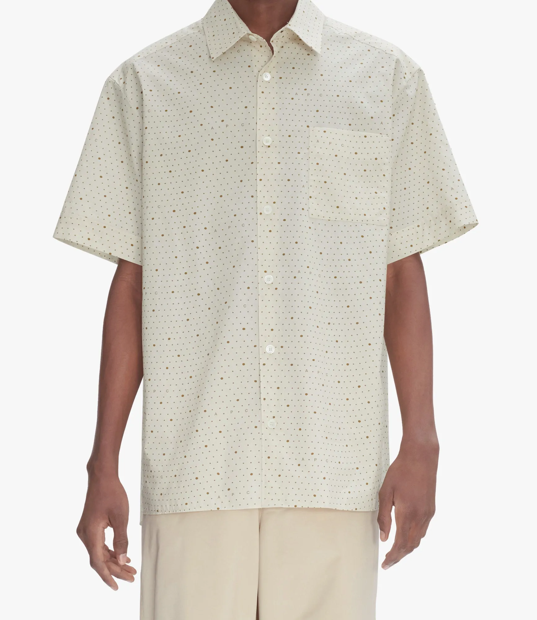 Ross short-sleeve shirt sold by A.P.C. product image thumbnail 5