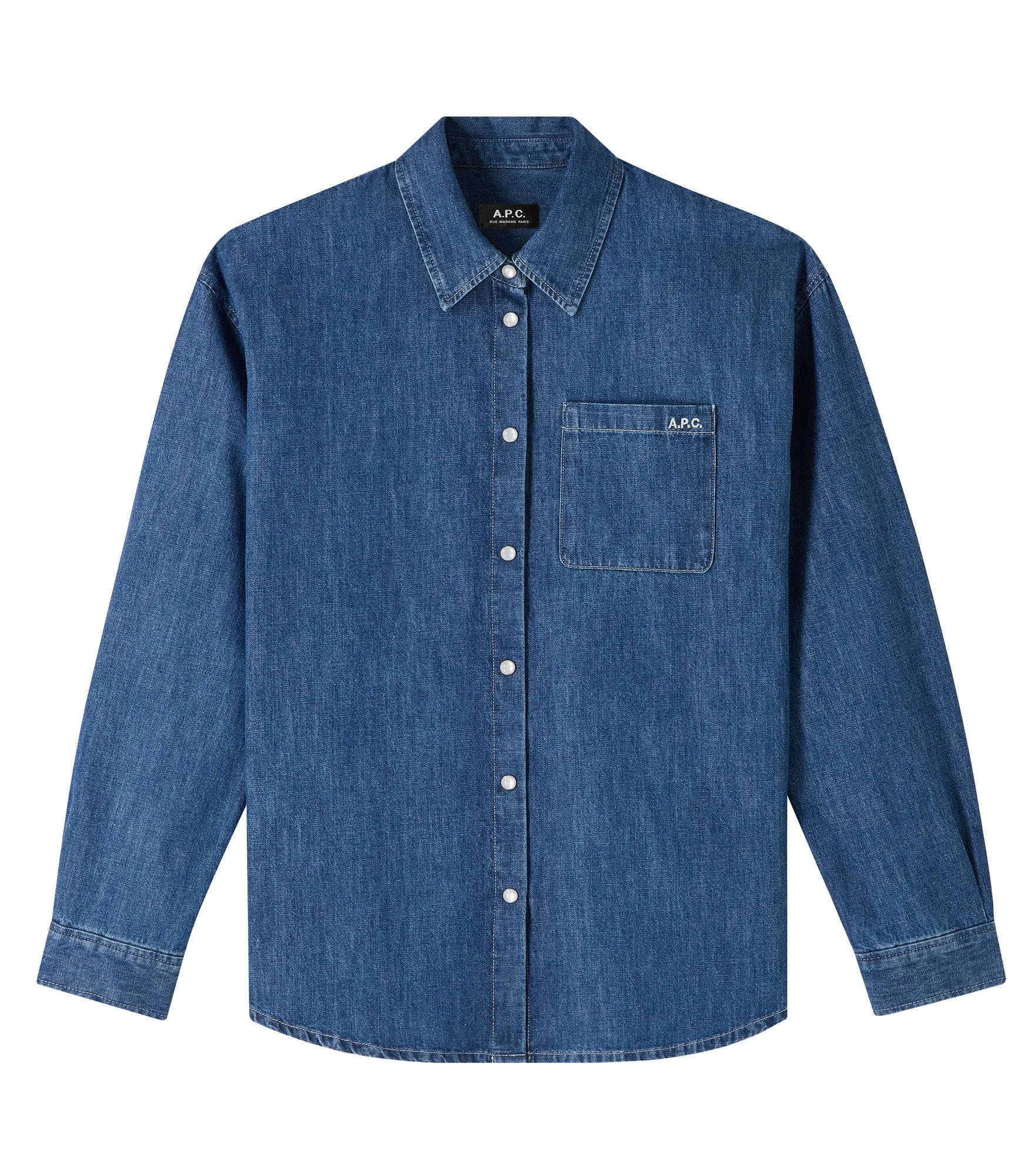 Boyfriend embroidered shirt sold by A.P.C. product image thumbnail 2