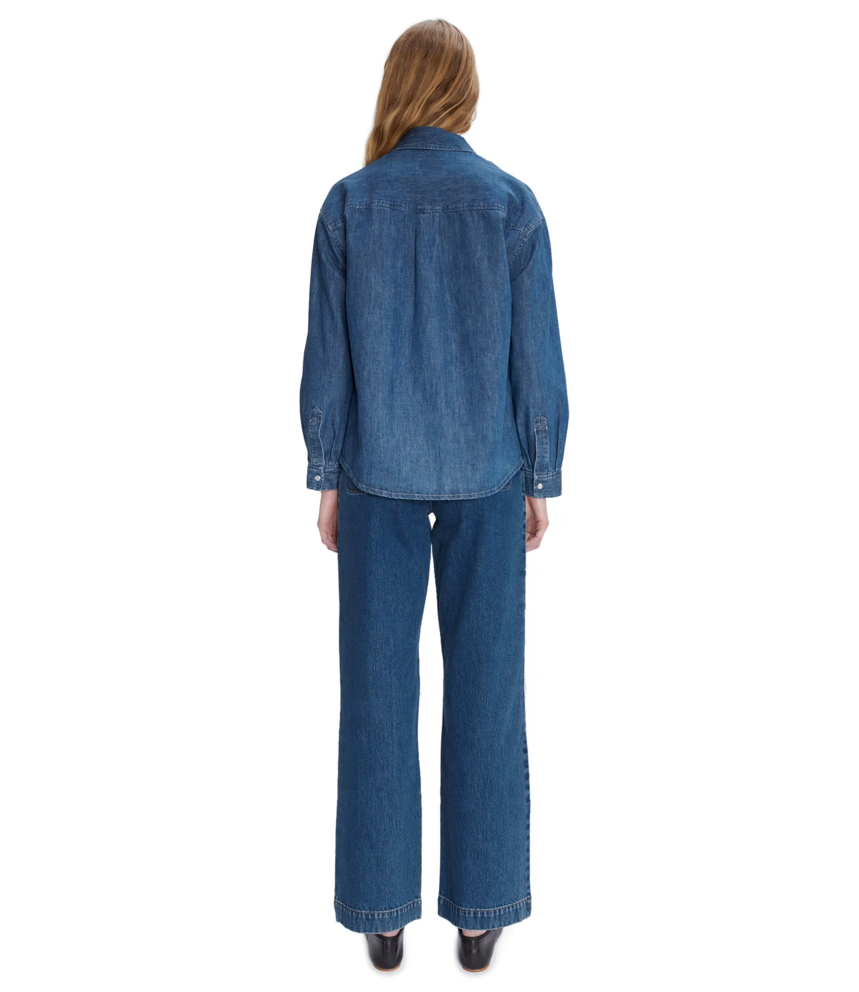 Boyfriend embroidered shirt sold by A.P.C. product image thumbnail 4