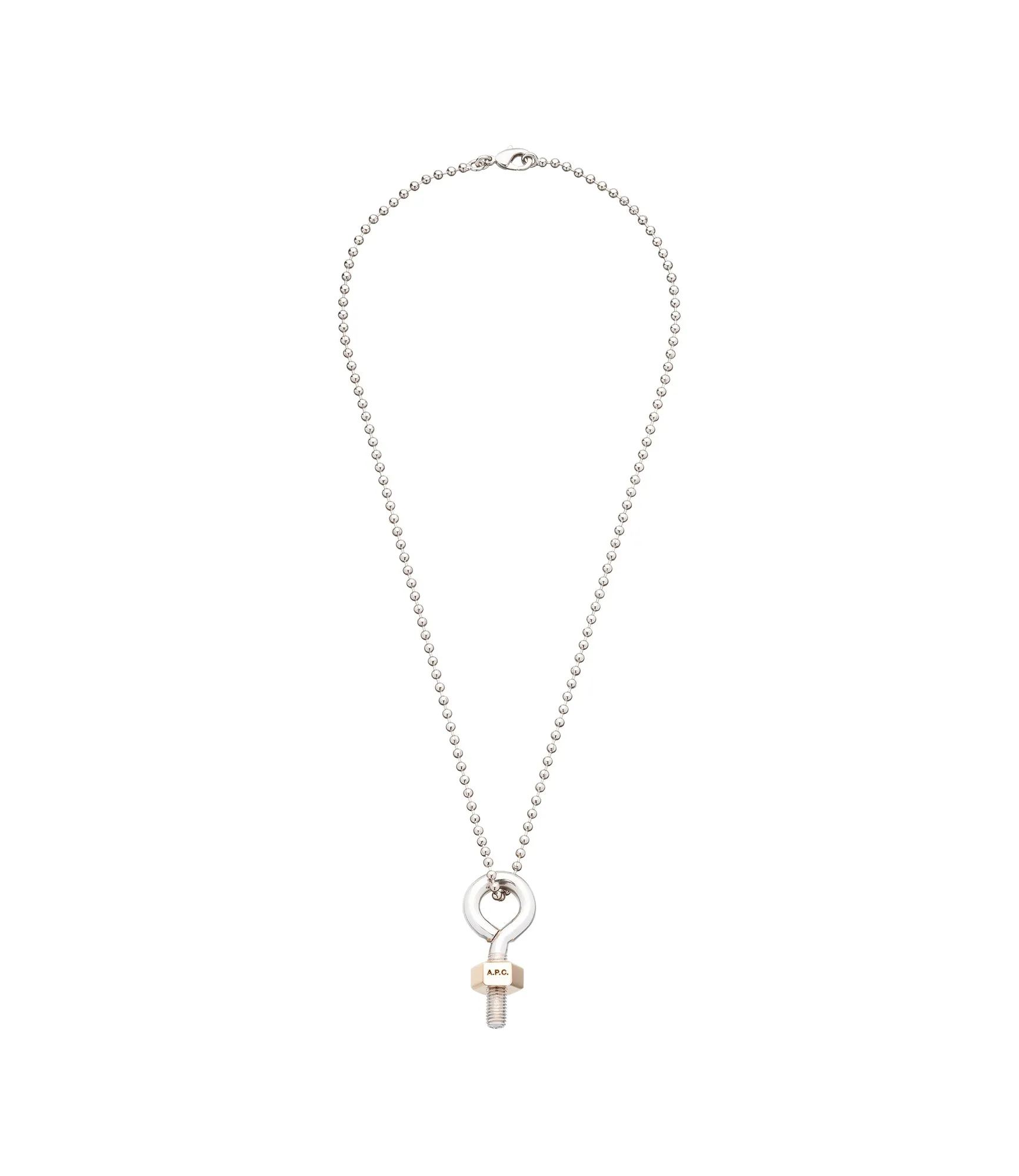 Hugo necklace sold by A.P.C.