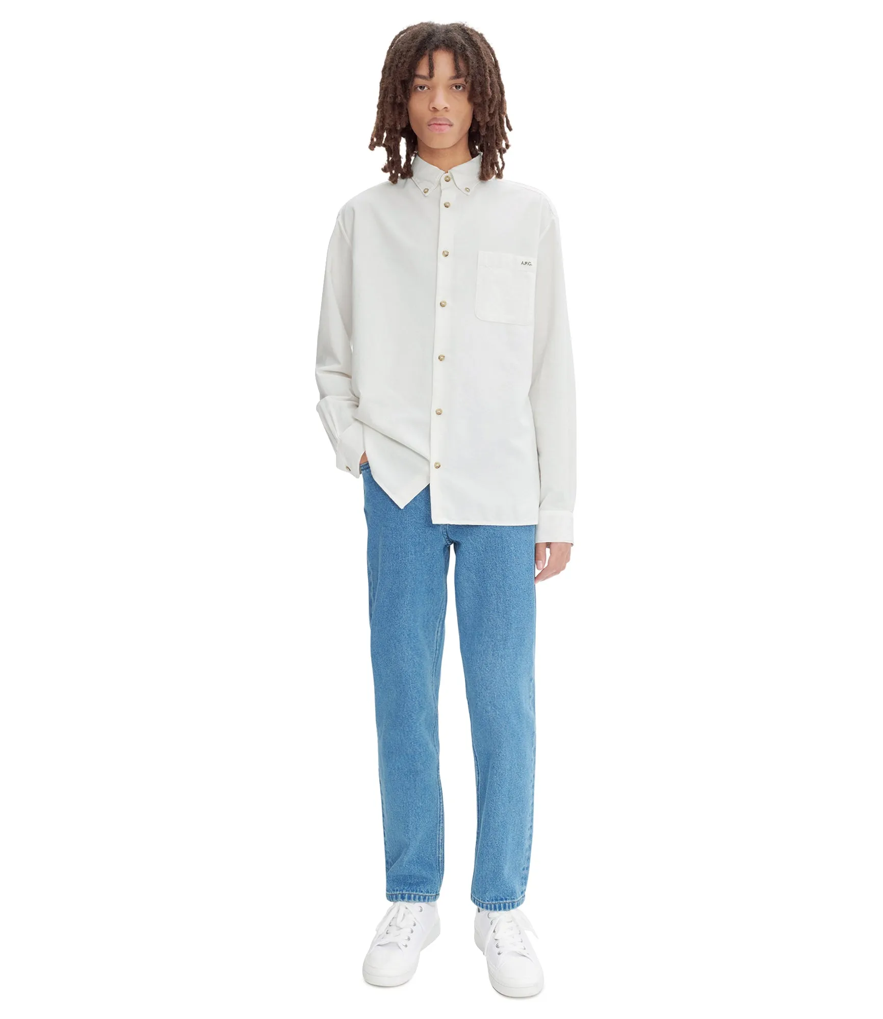 Mateo Logo shirt sold by A.P.C. product image thumbnail 3