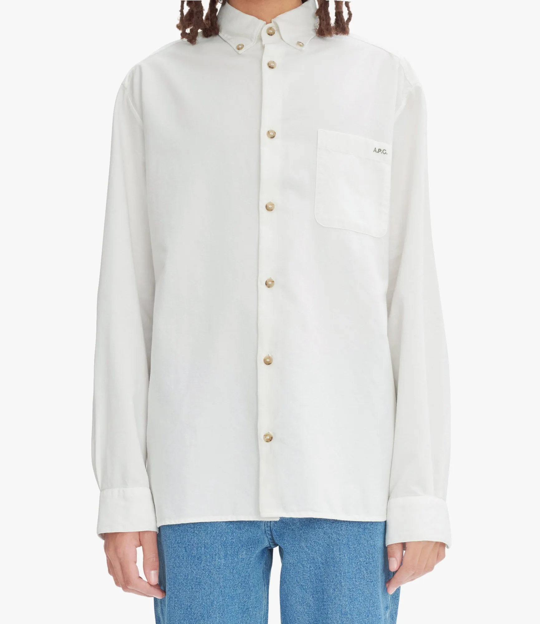 Mateo Logo shirt sold by A.P.C. product image thumbnail 5