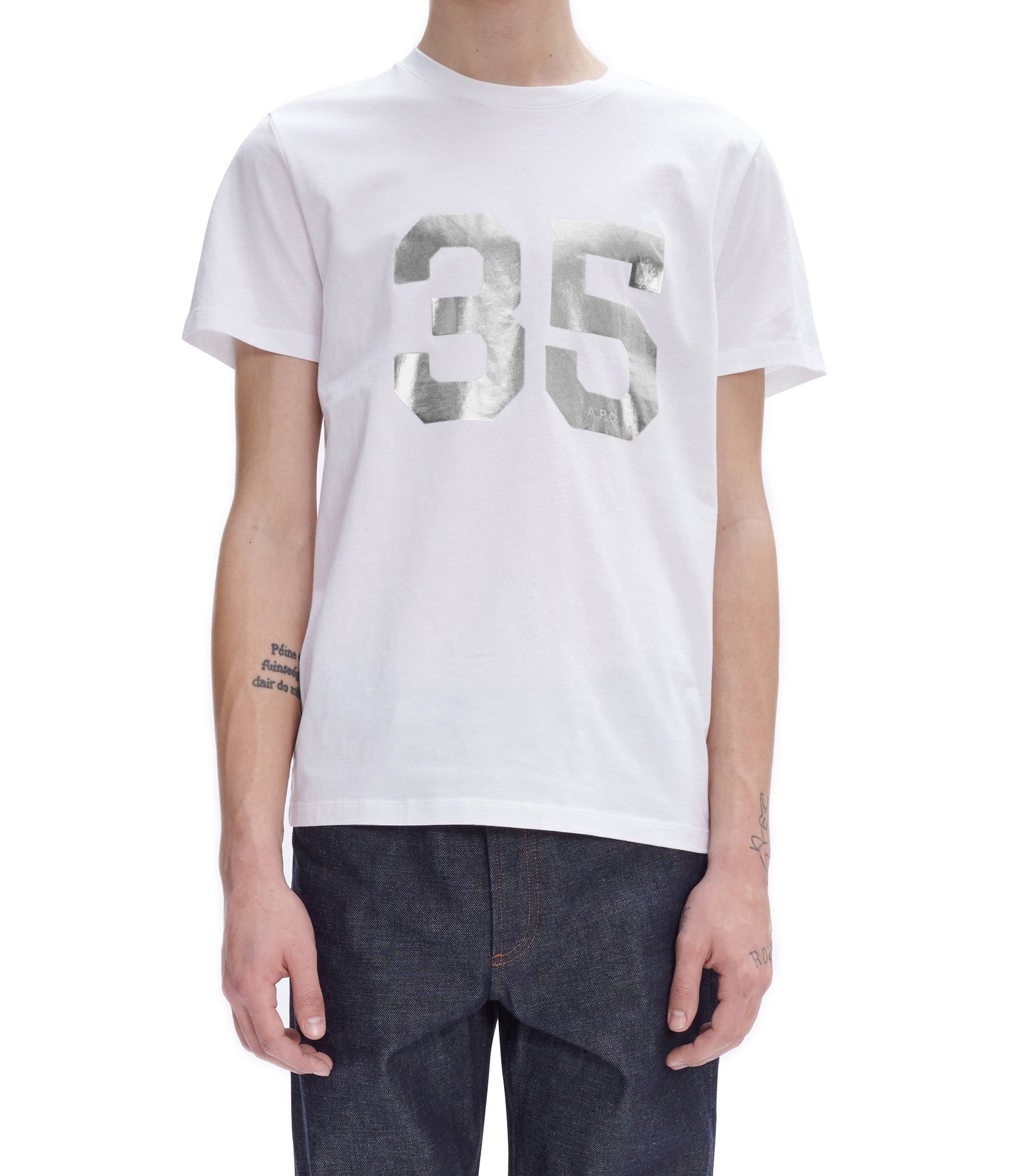 Down Pipe T-shirt (Unisex) sold by A.P.C. product image thumbnail 6