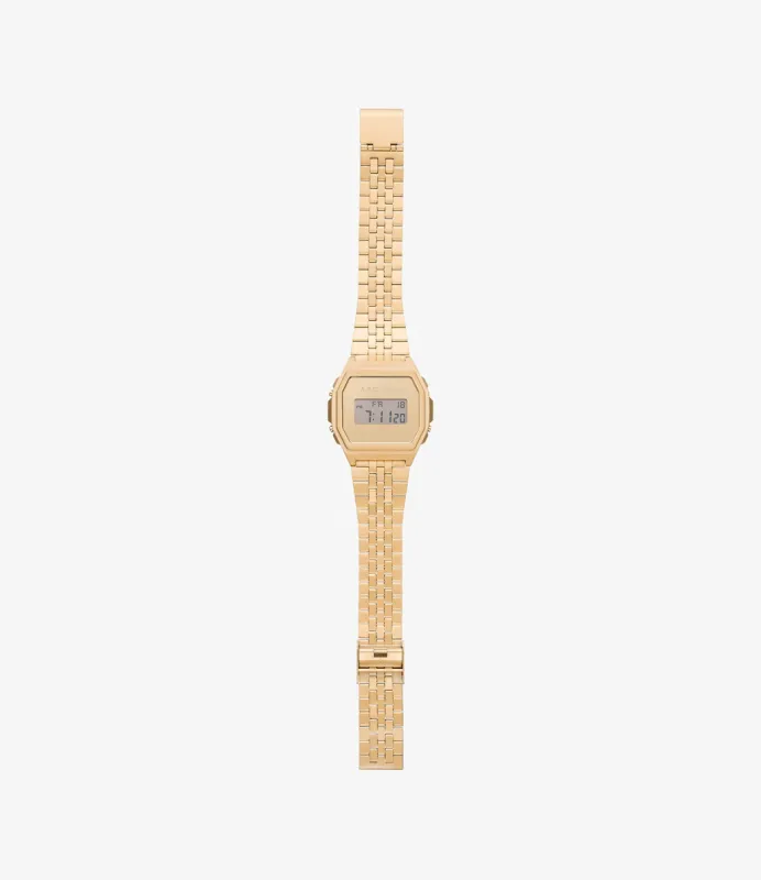 Gold Casio x A.P.C. watch sold by A.P.C.