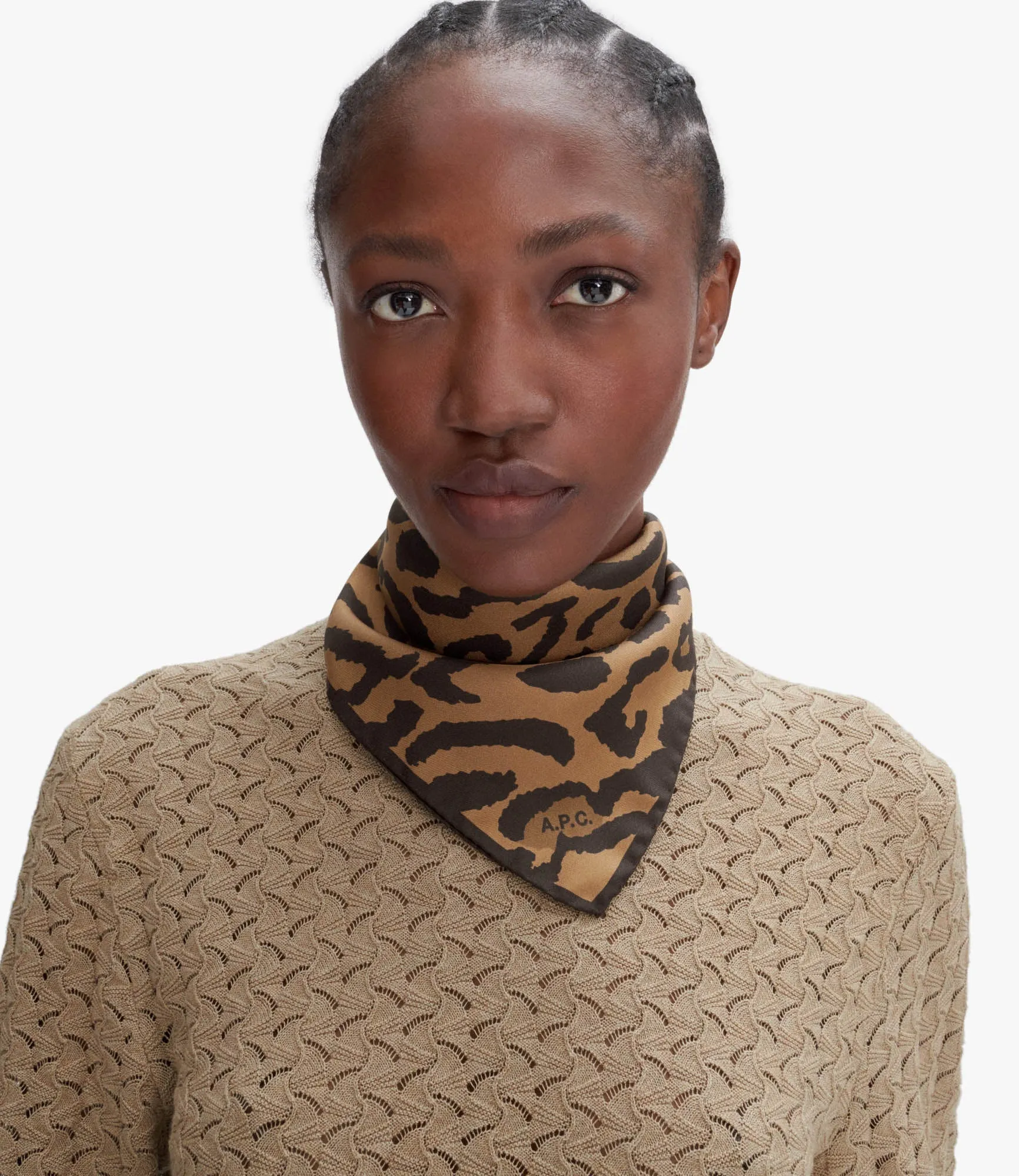 Léopard scarf sold by A.P.C. product image thumbnail 2