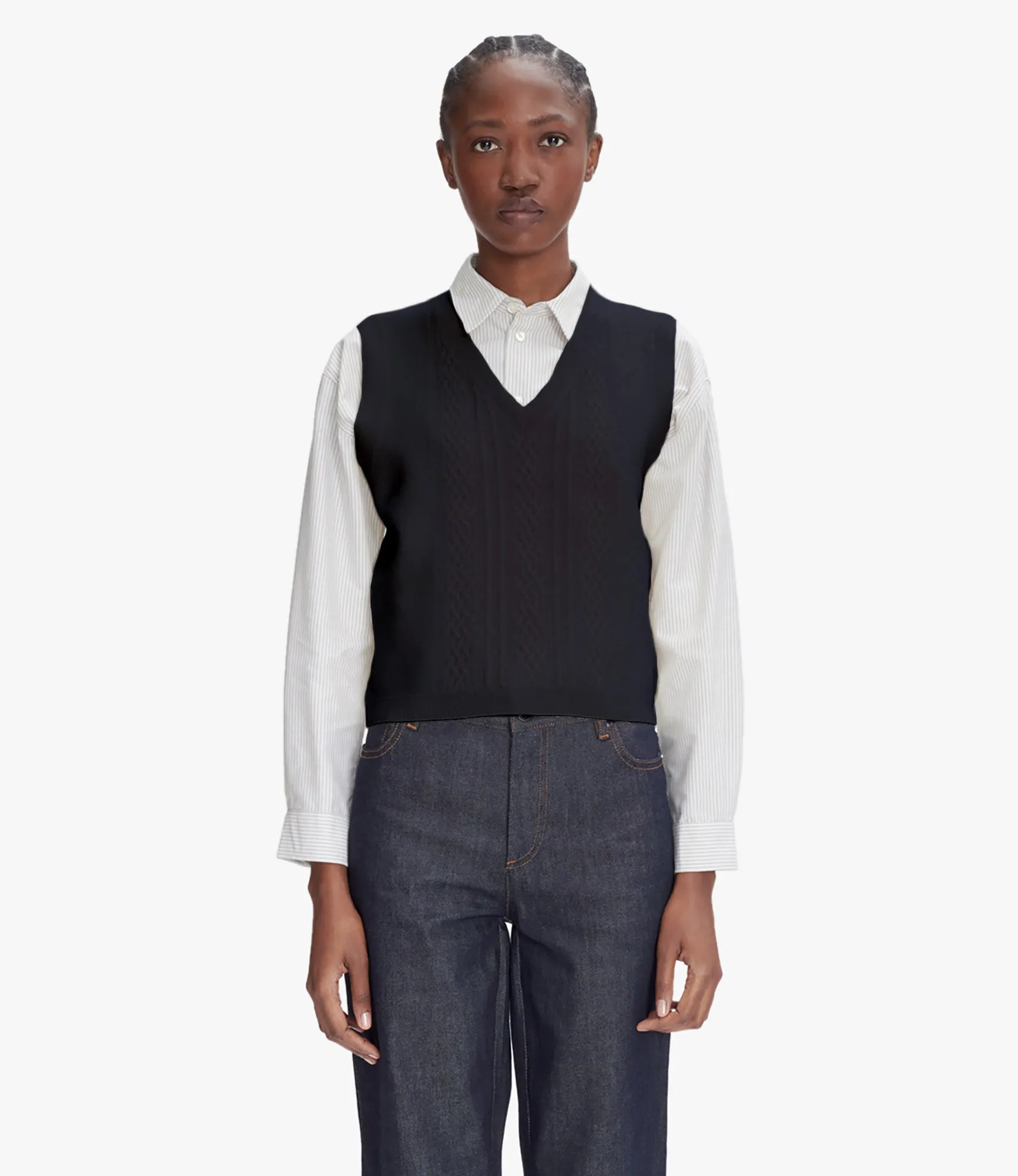Coco sleeveless sweater sold by A.P.C.