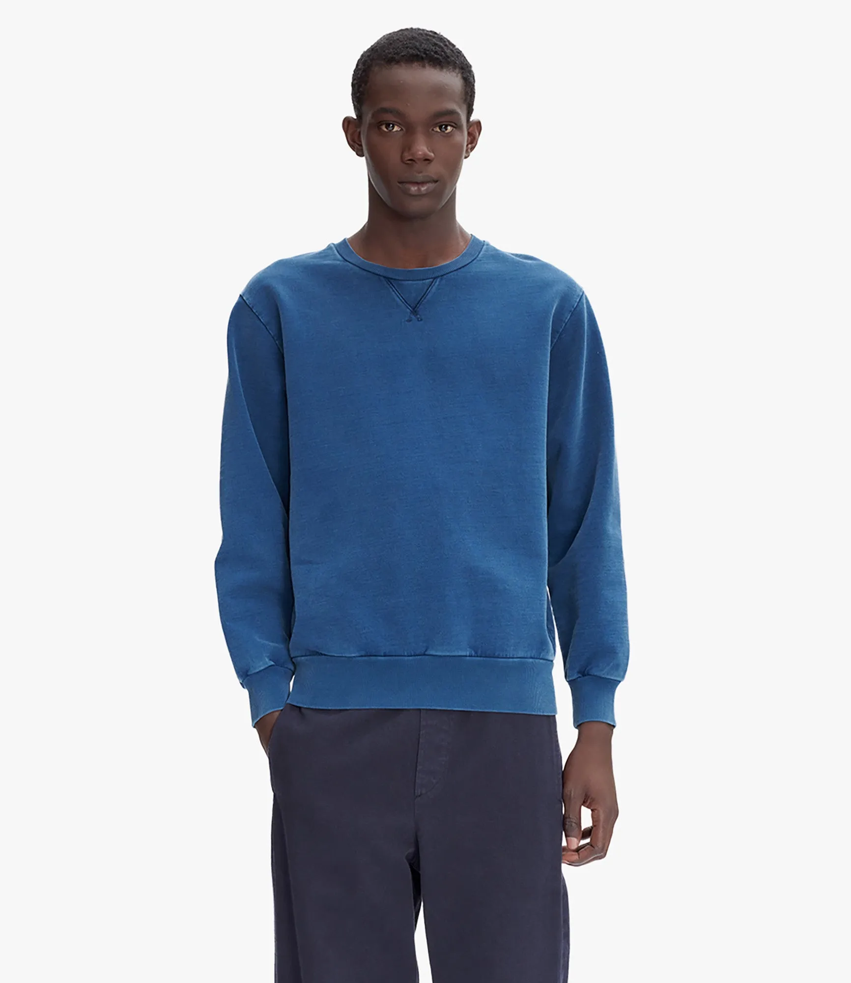 Label H Garment Dye sweatshirt sold by A.P.C.