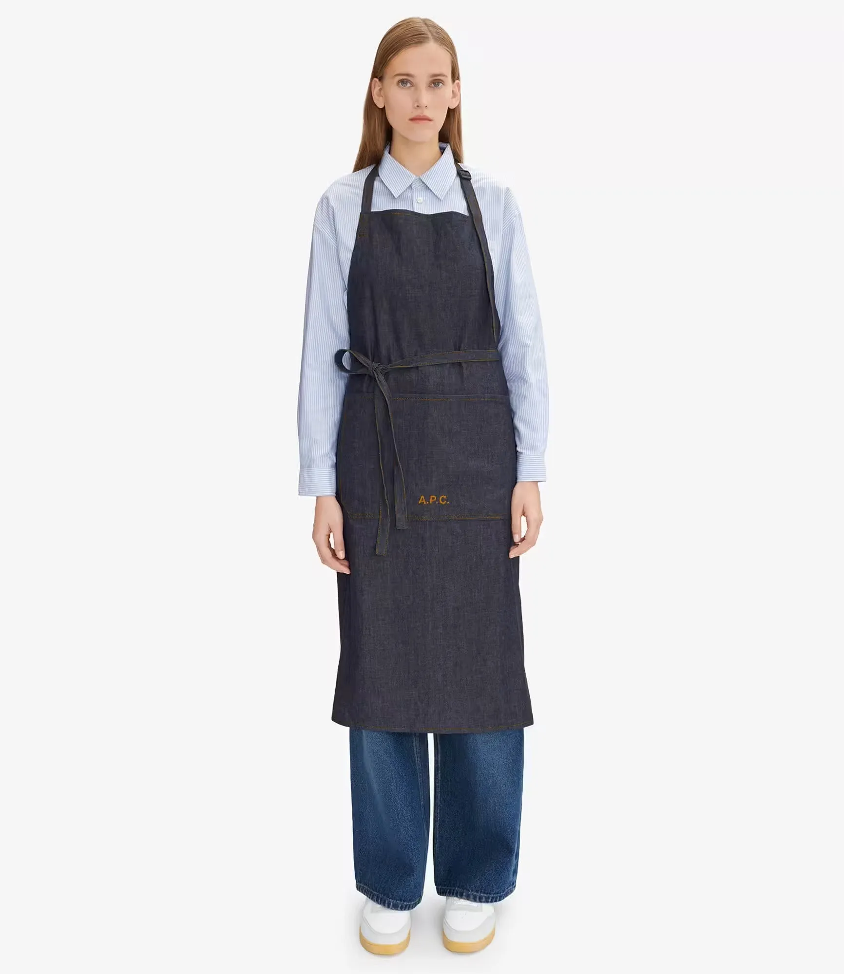 Denim apron sold by A.P.C. product image thumbnail 3