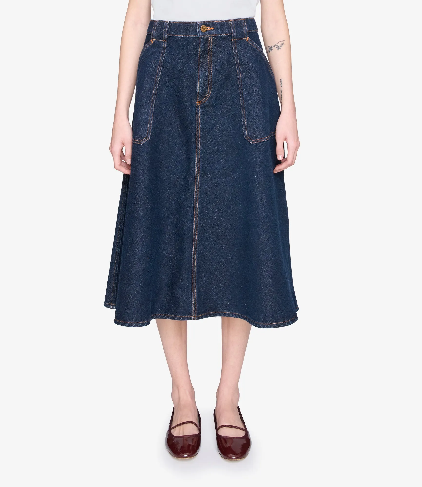 Laurie skirt sold by A.P.C. product image thumbnail 4