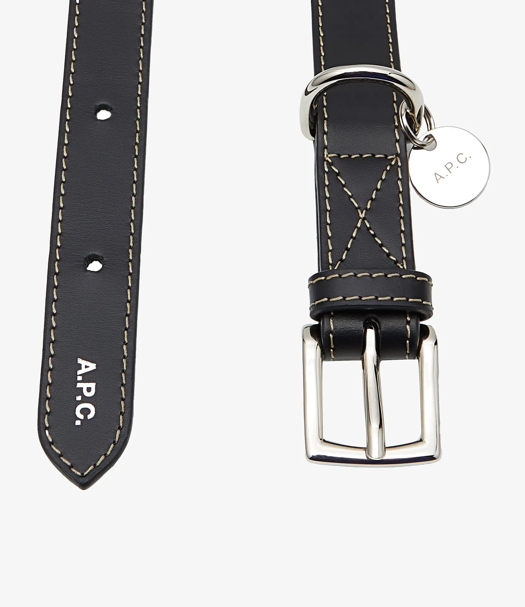 Toutou leather collar sold by A.P.C. product image thumbnail 3