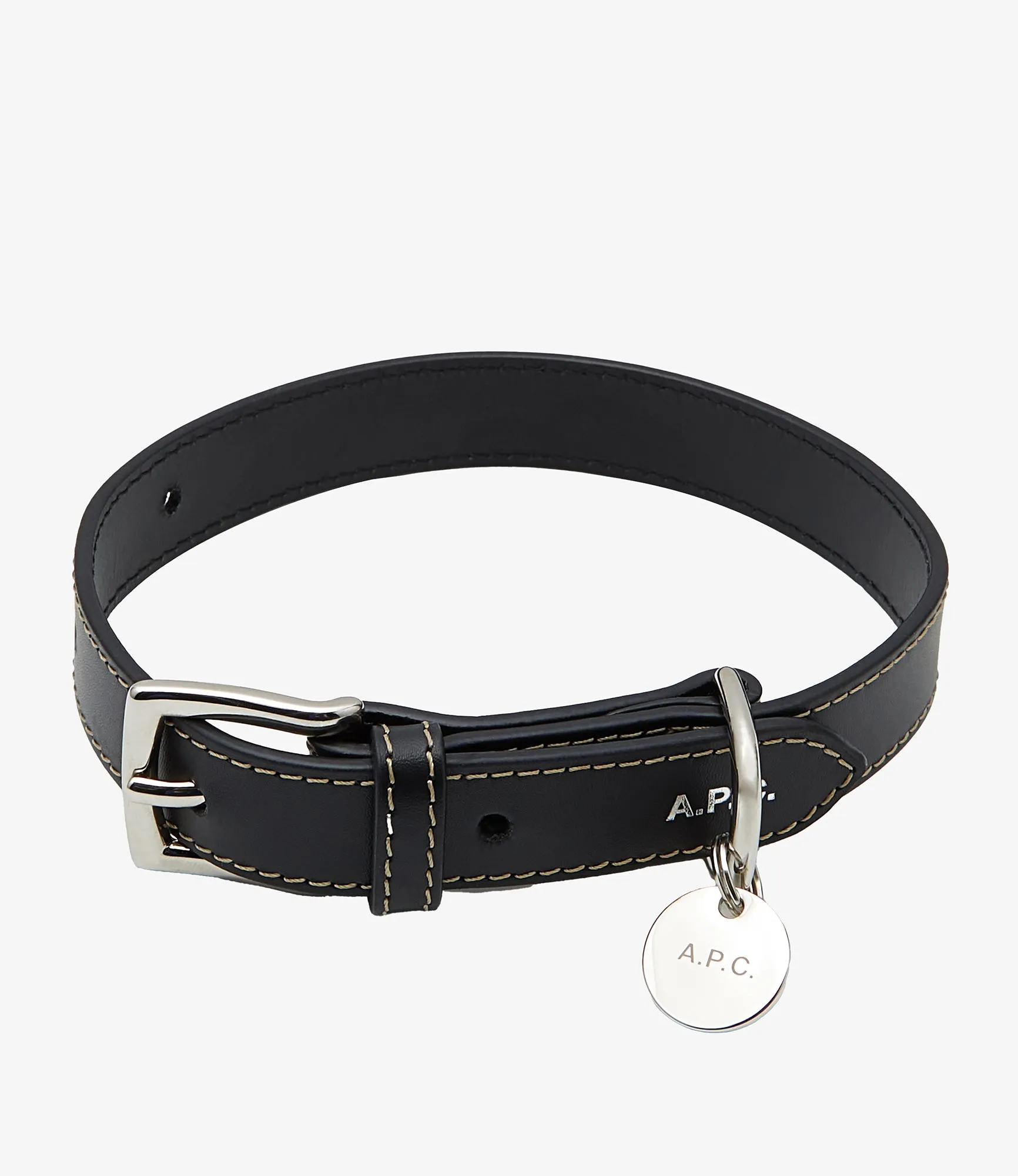 Toutou leather collar sold by A.P.C.