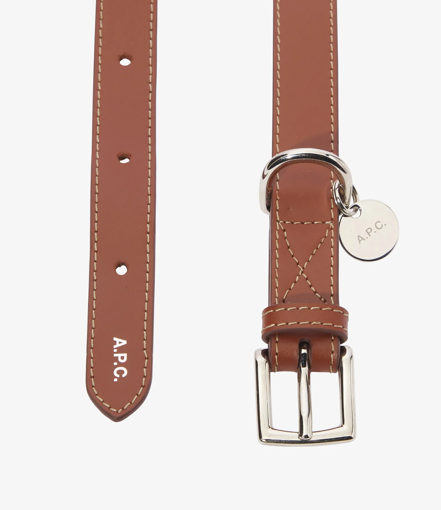 Toutou leather collar sold by A.P.C. product image thumbnail 3