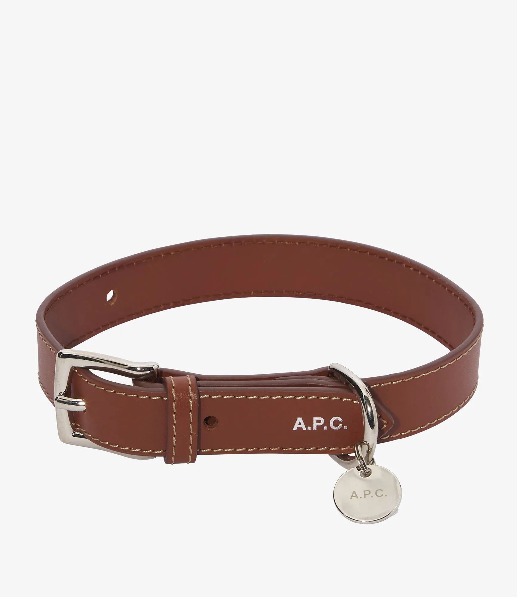 Toutou leather collar sold by A.P.C.