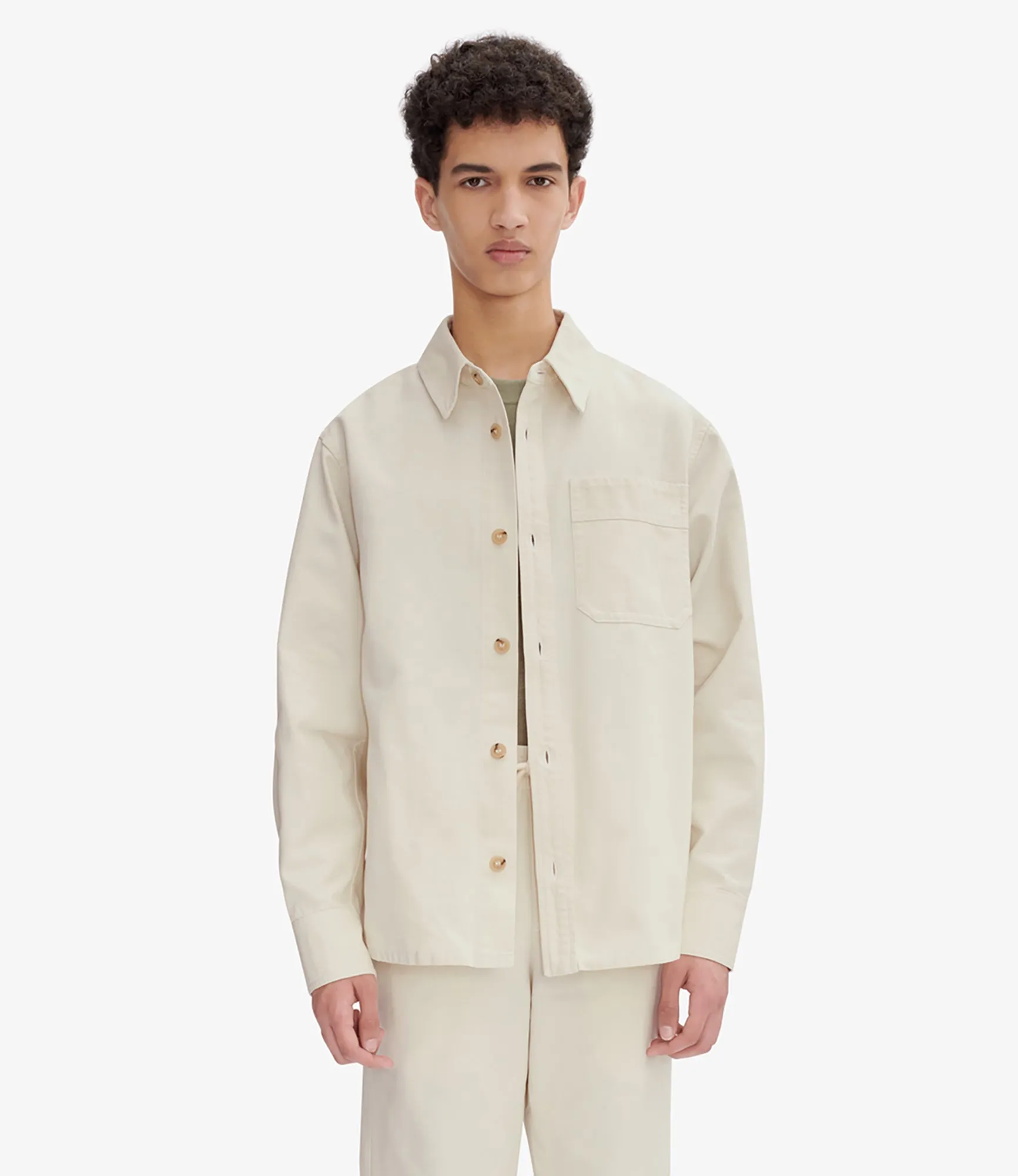 Basile Brodée Poitrine overshirt sold by A.P.C.