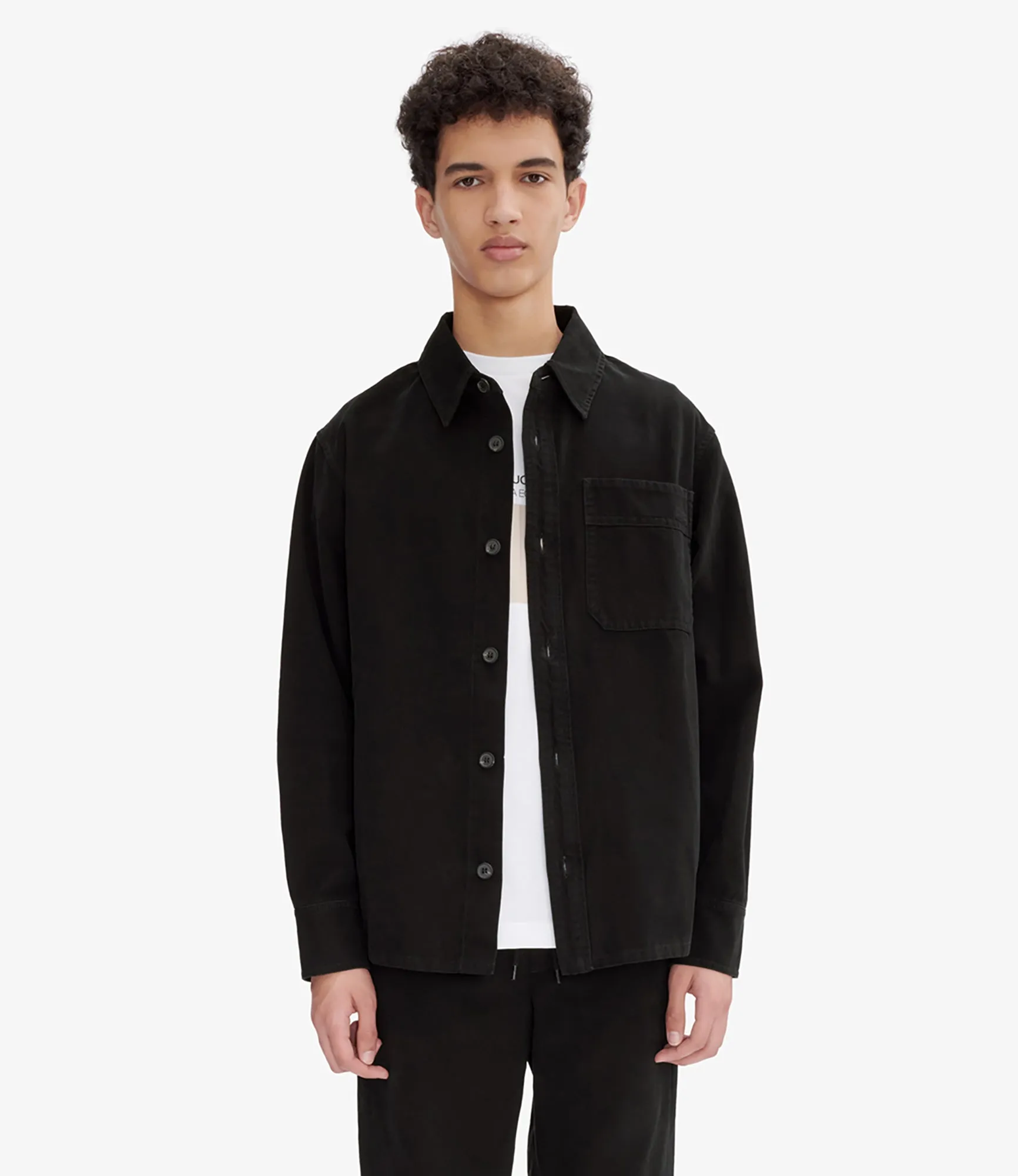 Basile Brodée Poitrine overshirt sold by A.P.C.