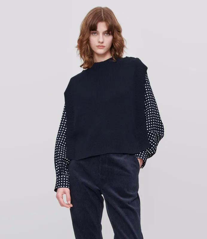 Mathilde sleeveless sweater sold by A.P.C.