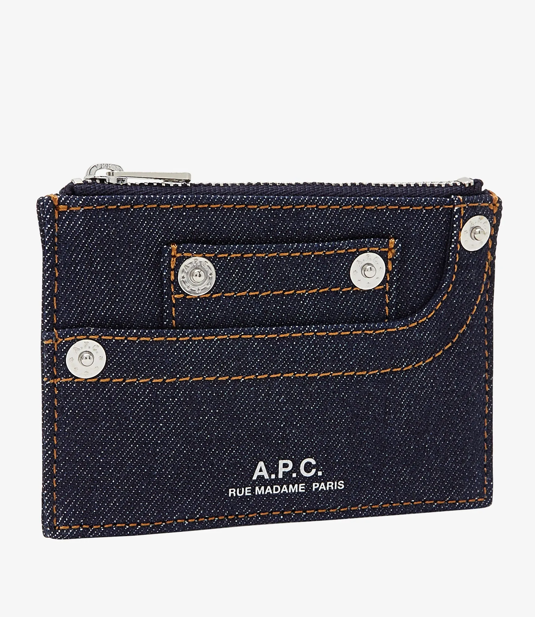 Denim Standard cardholder sold by A.P.C. product image thumbnail 3
