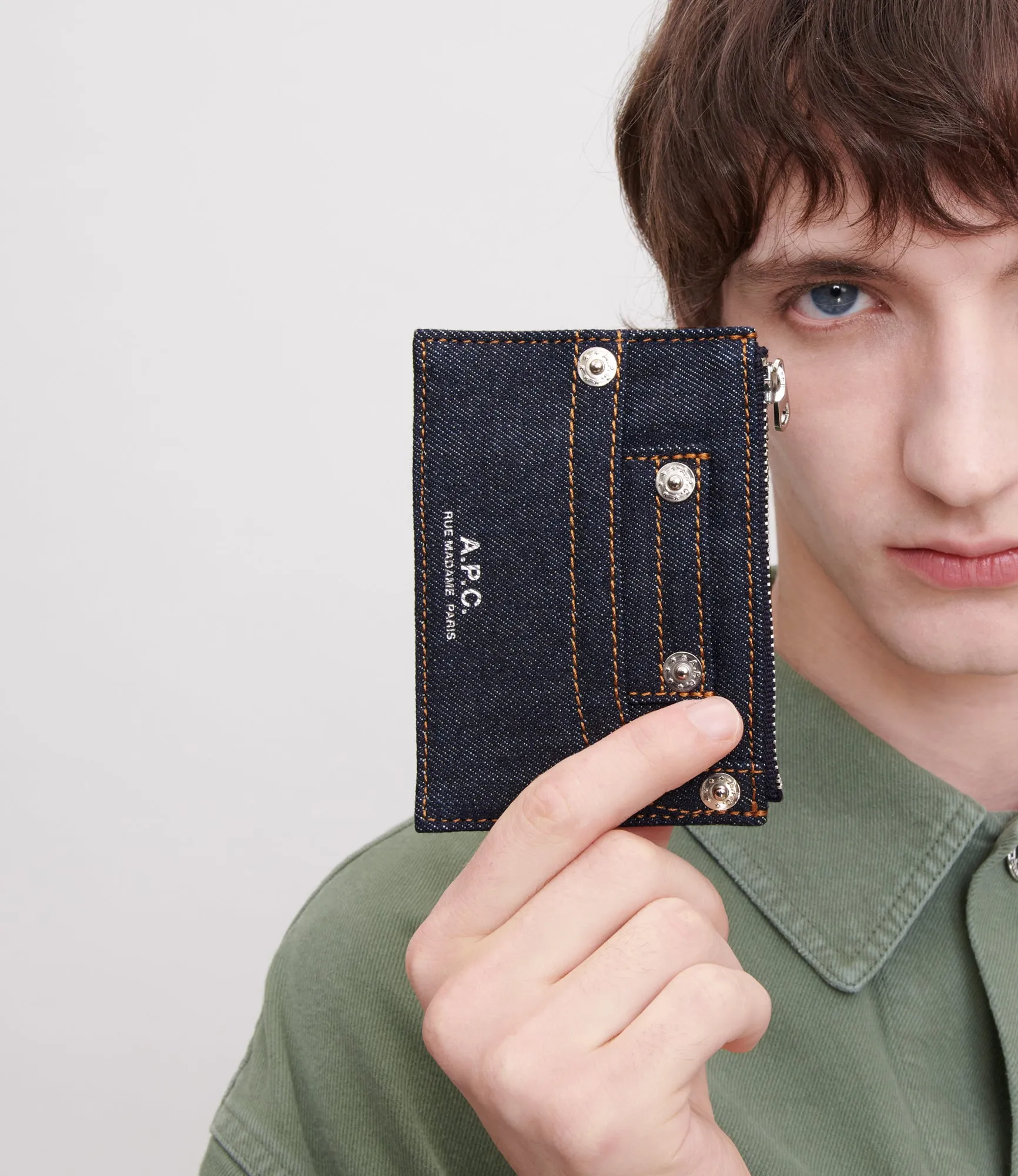 Denim Standard cardholder sold by A.P.C. product image thumbnail 2