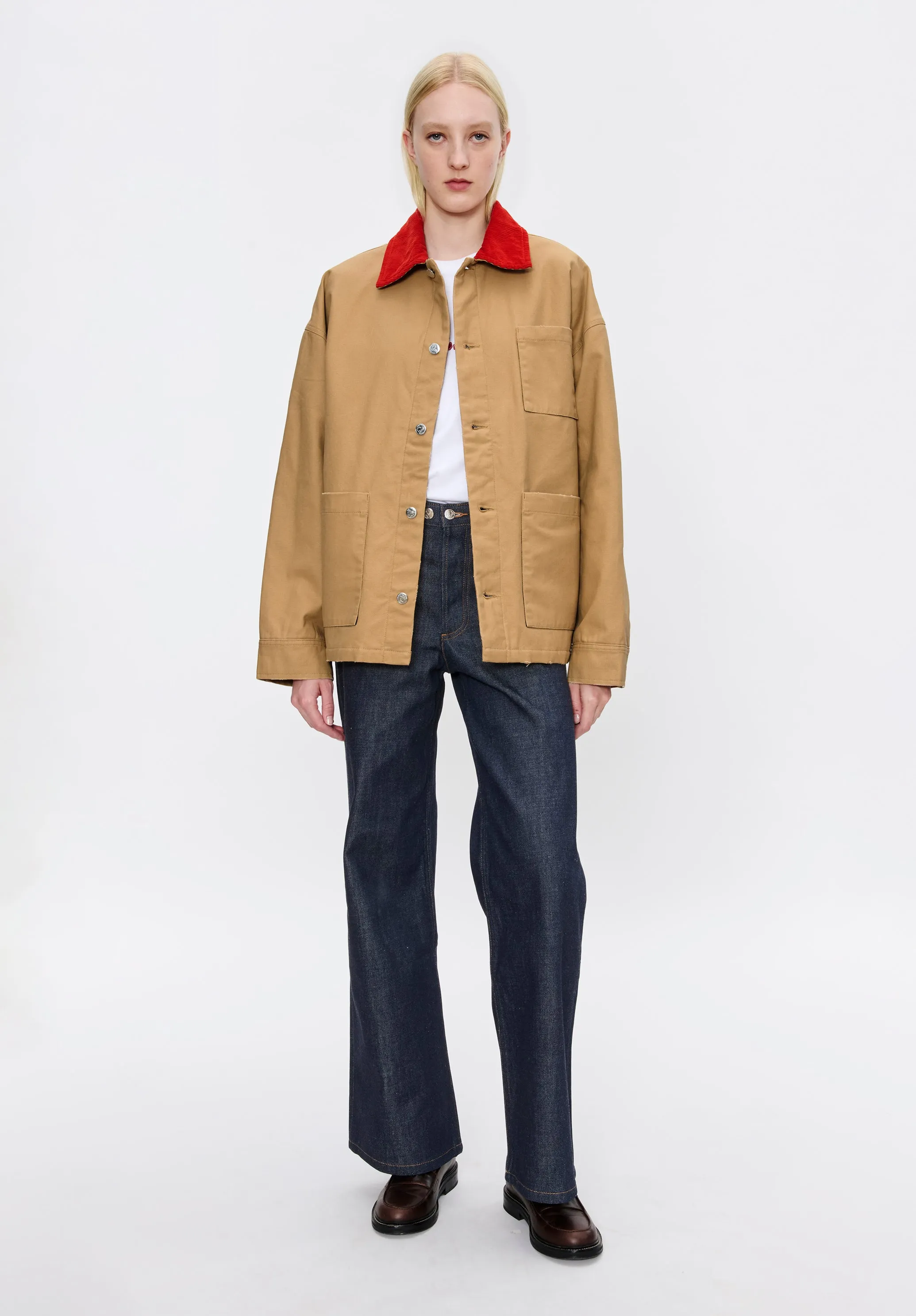 The Stoned Canvas Unisex Jacket (W) sold by A.P.C.