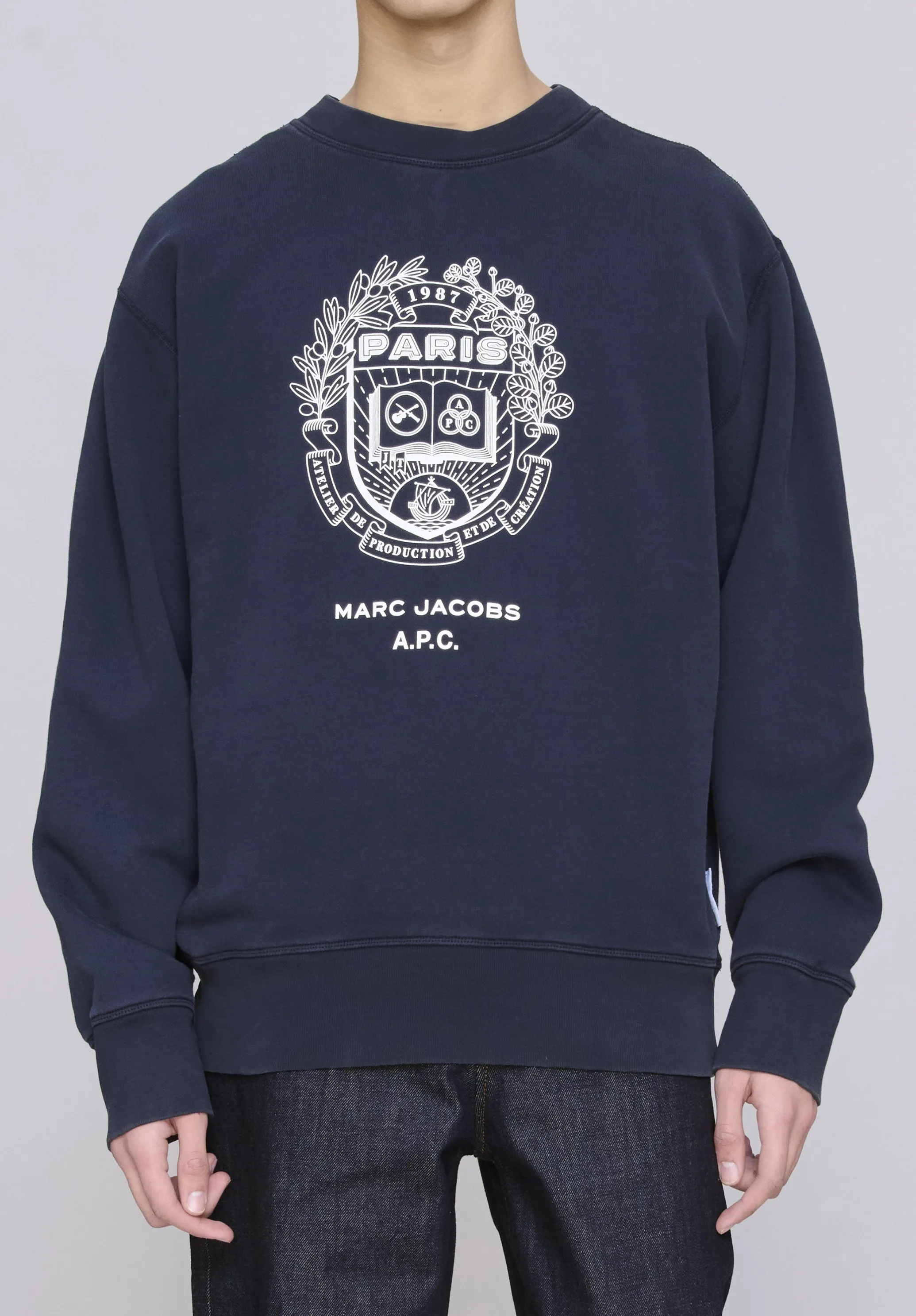 The Mens Paris Crewneck sold by A.P.C. product image thumbnail 3