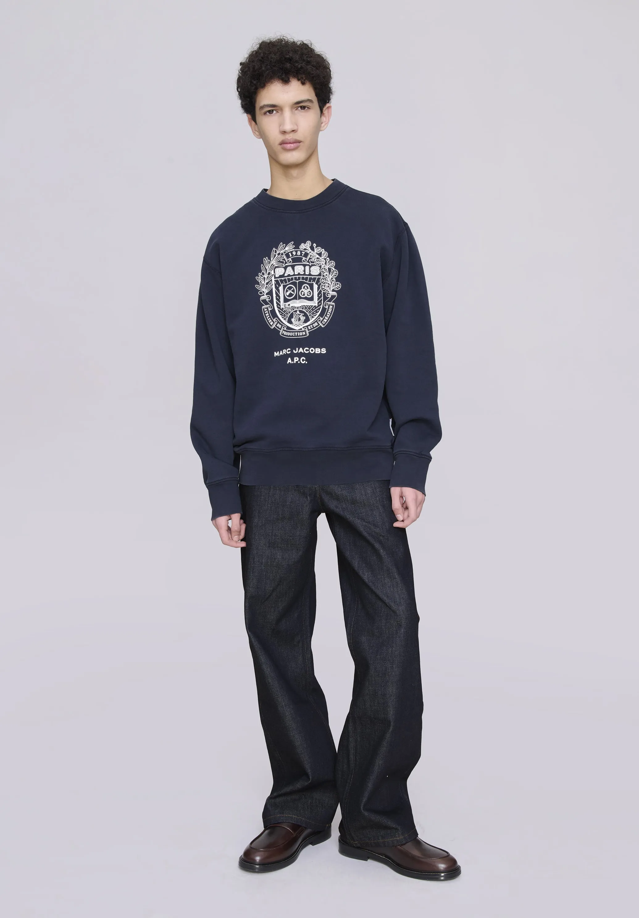 The Mens Paris Crewneck sold by A.P.C.