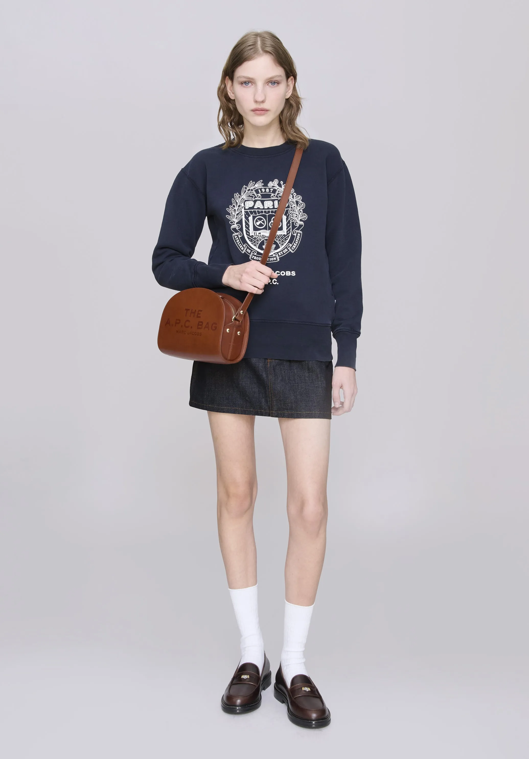 The Shrunken Paris Crewneck sold by A.P.C.