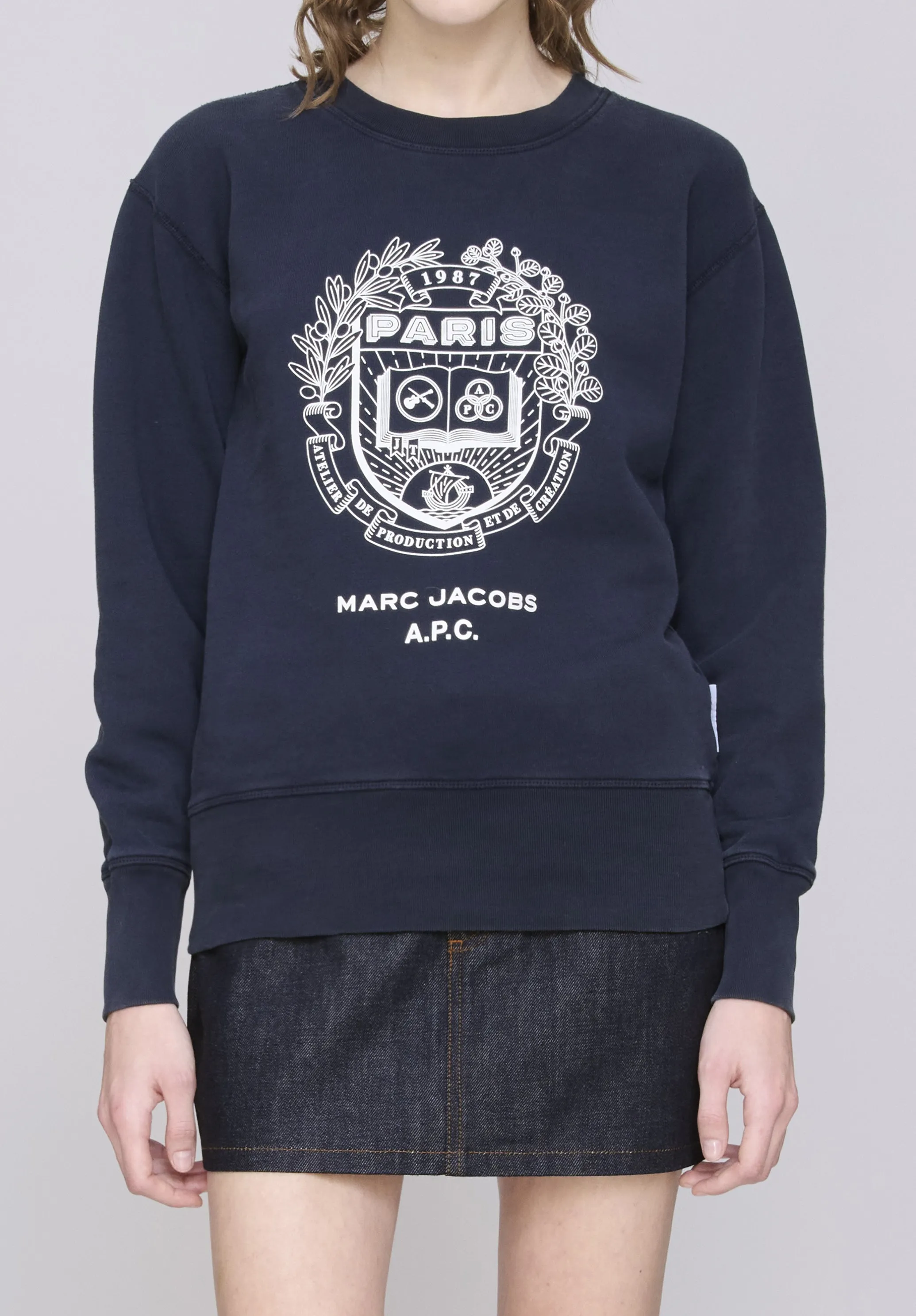 The Shrunken Paris Crewneck sold by A.P.C. product image thumbnail 3