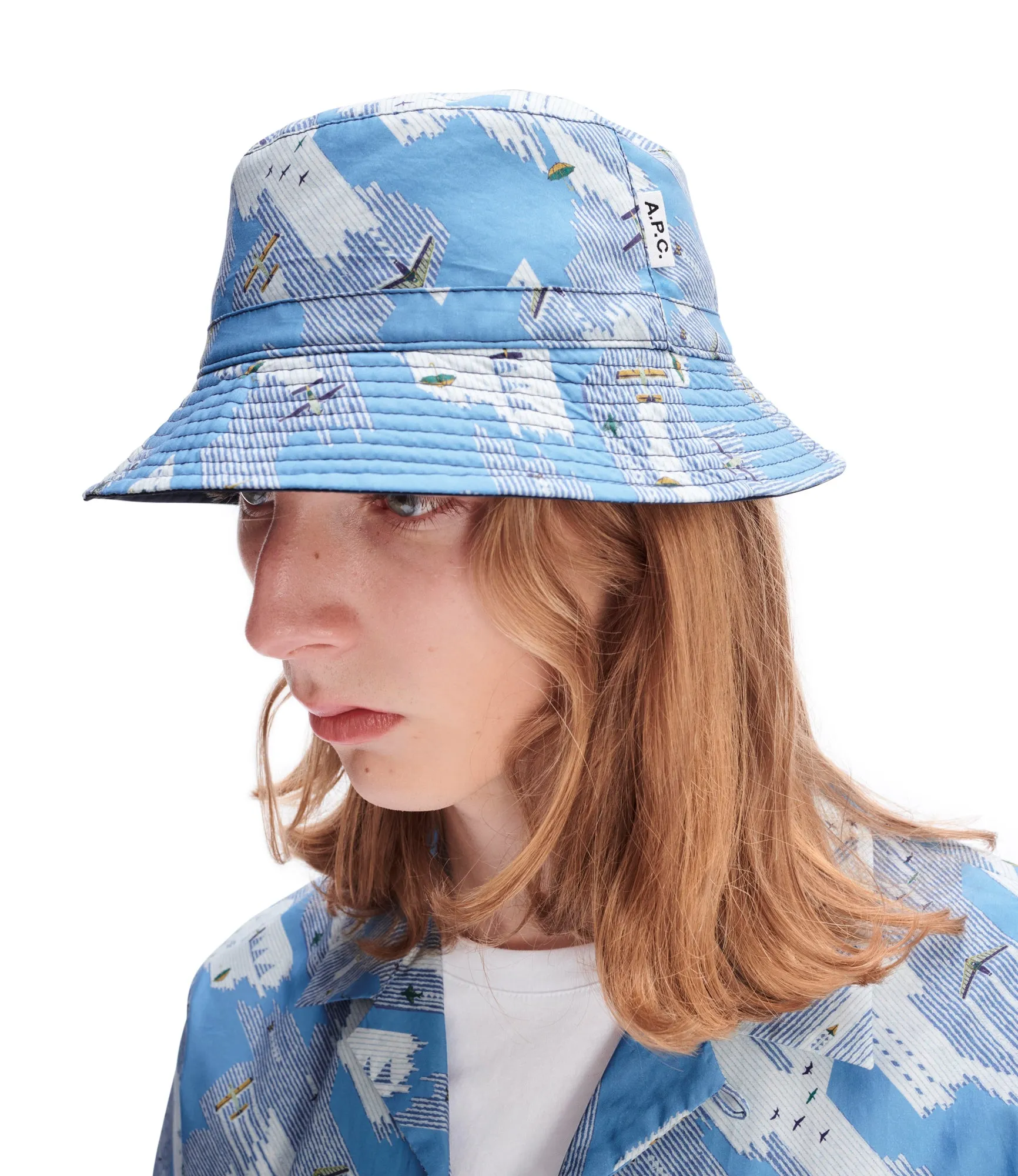 Reversible Mark bucket hat sold by A.P.C. product image thumbnail 2