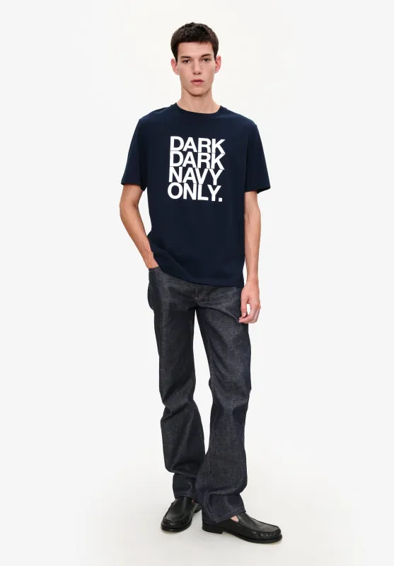 Dark dark navy only T-shirt (M) made by A.P.C.