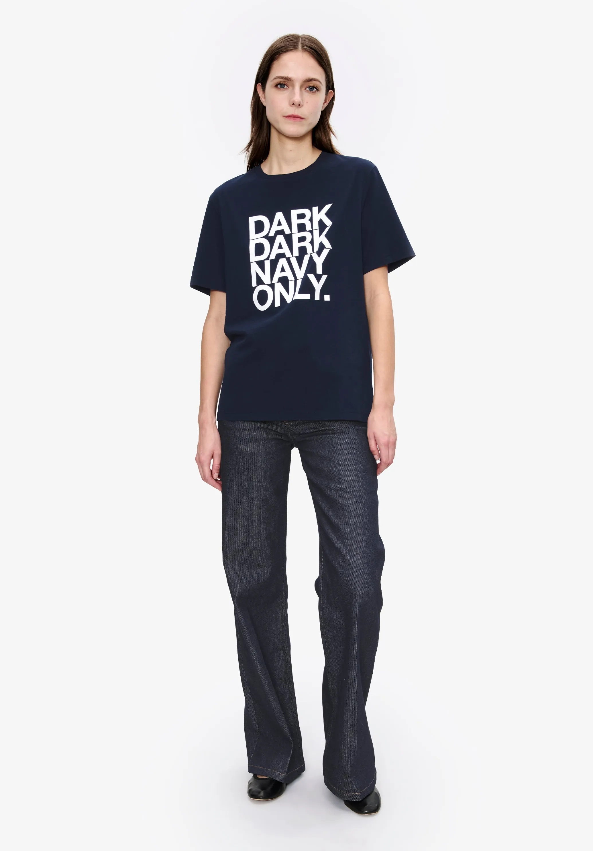 Dark dark navy only T-shirt (W) sold by A.P.C.