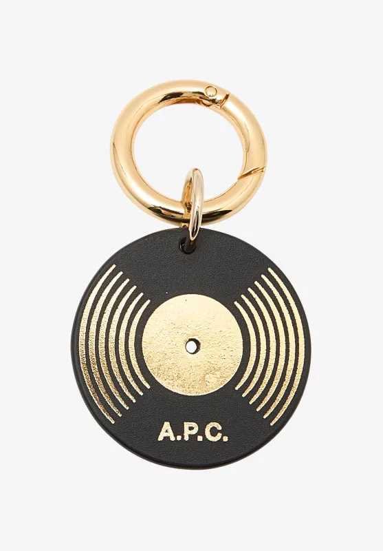 Vinyl key ring sold by A.P.C.