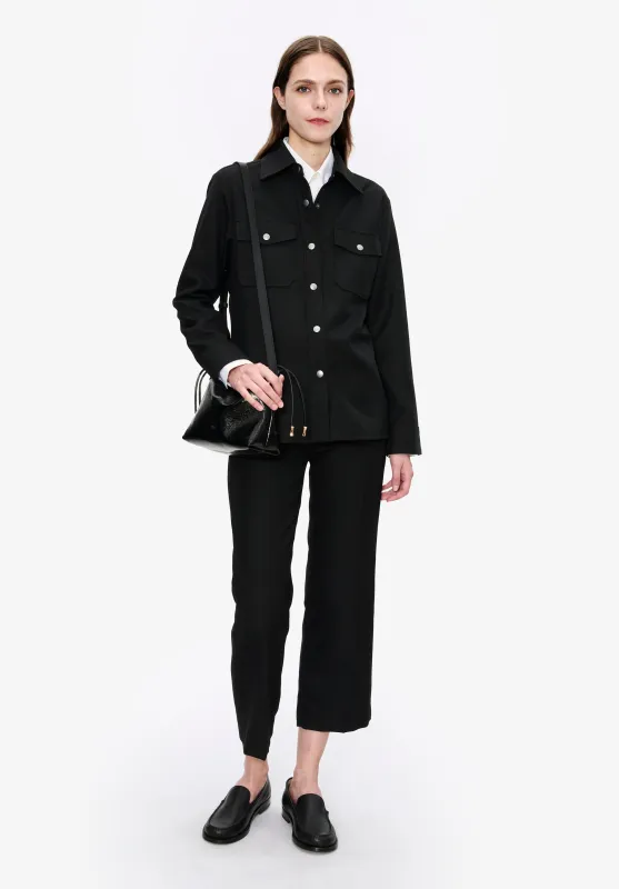 Solid-colour wool overshirt sold by A.P.C.