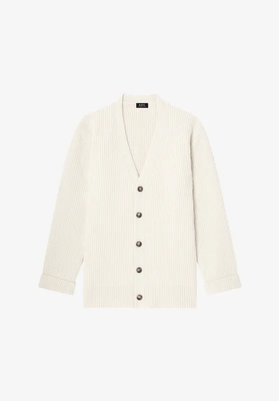 Wool-cashmere cardigan (M) sold by A.P.C.