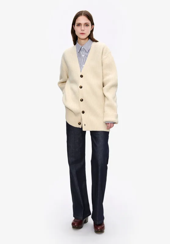 Wool-cashmere cardigan (W) sold by A.P.C.