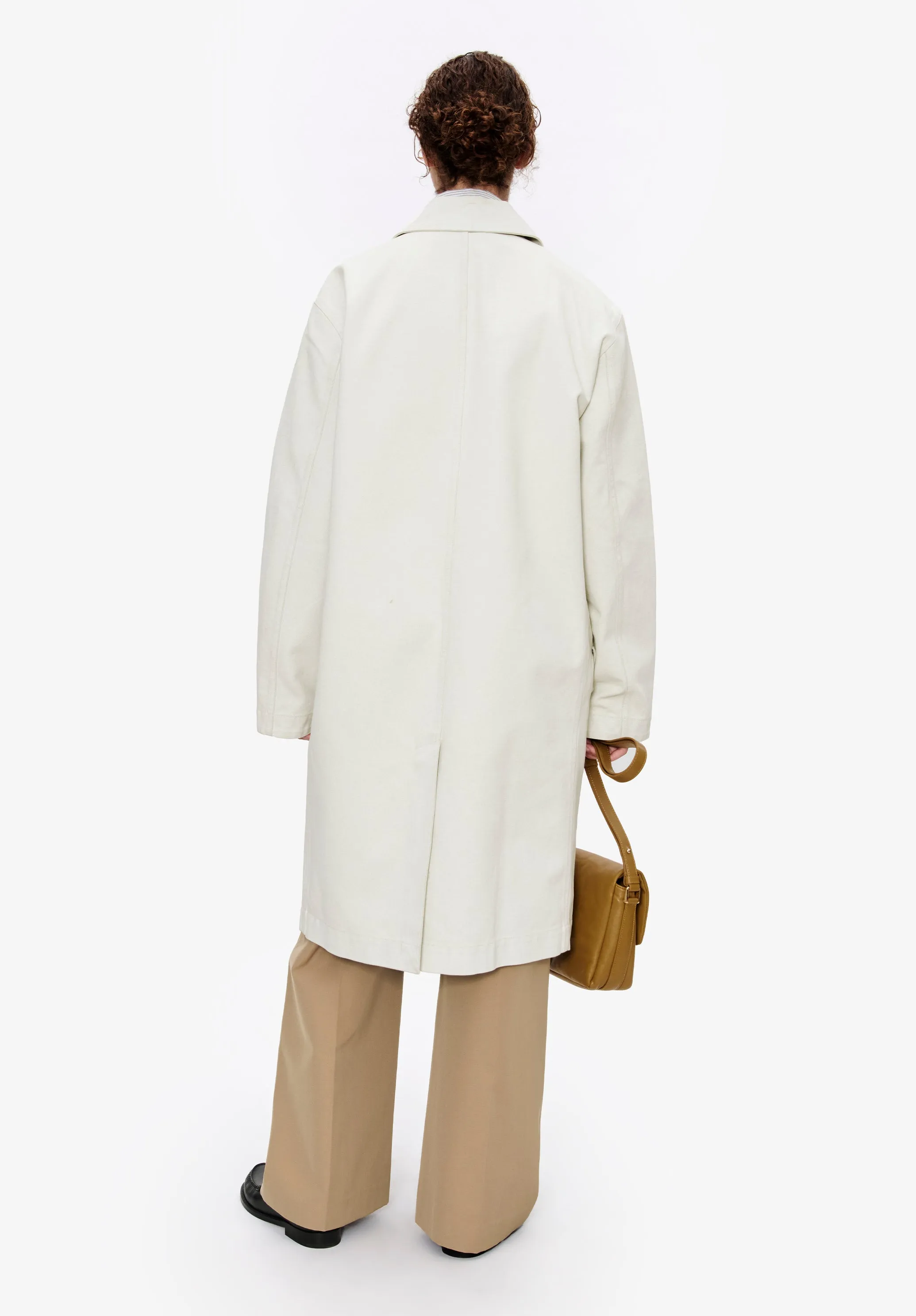 Coated canvas overcoat (W) sold by A.P.C. product image thumbnail 3