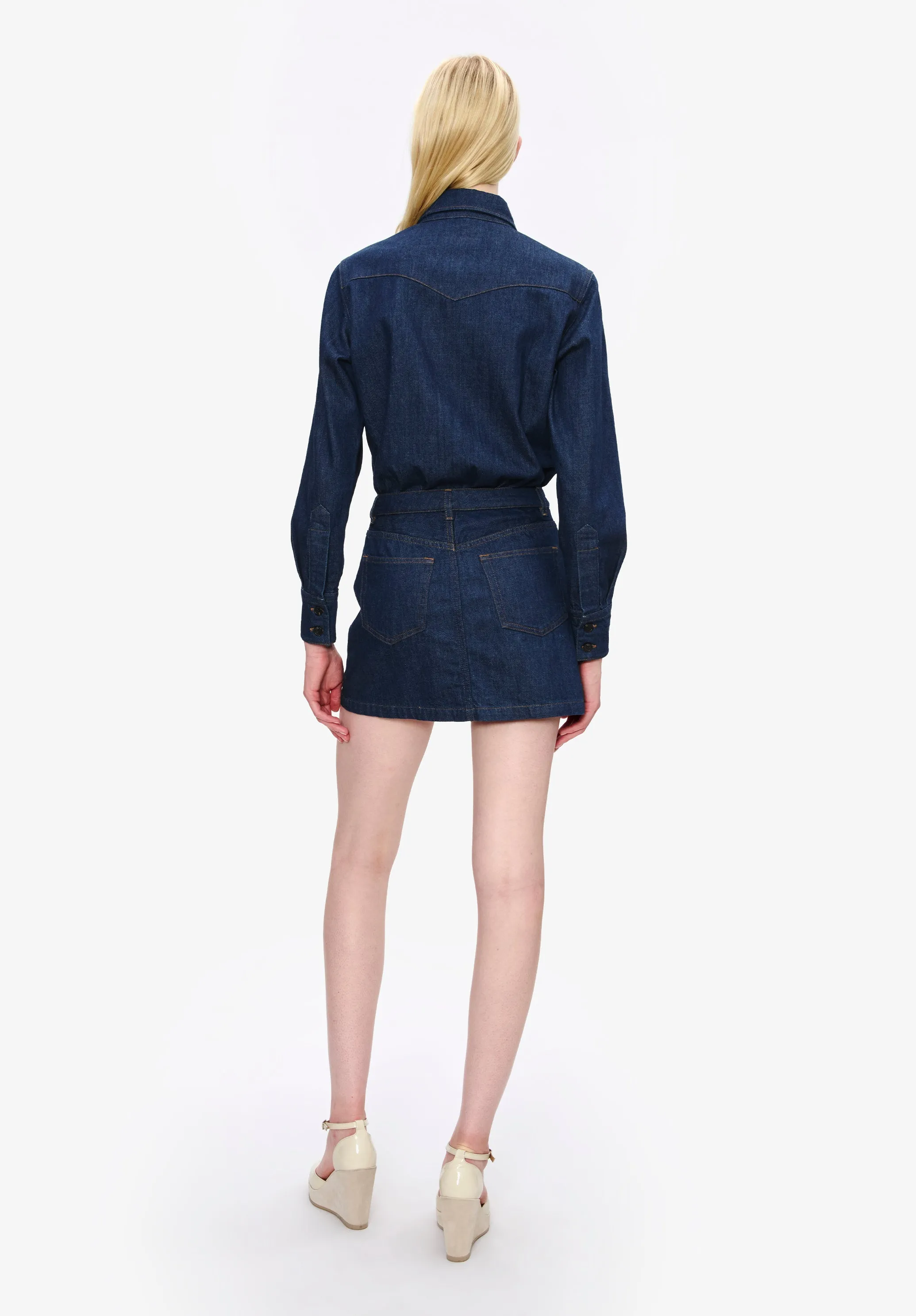 Western shirt-dress sold by A.P.C. product image thumbnail 3