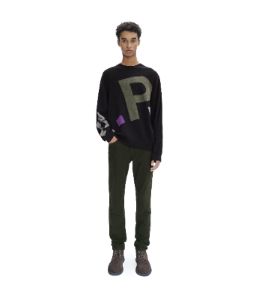 Logo All Over sweater sold by A.P.C.