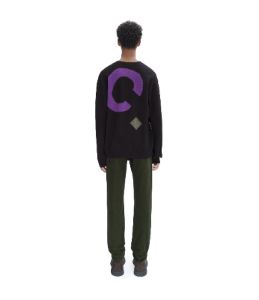 Logo All Over sweater sold by A.P.C.