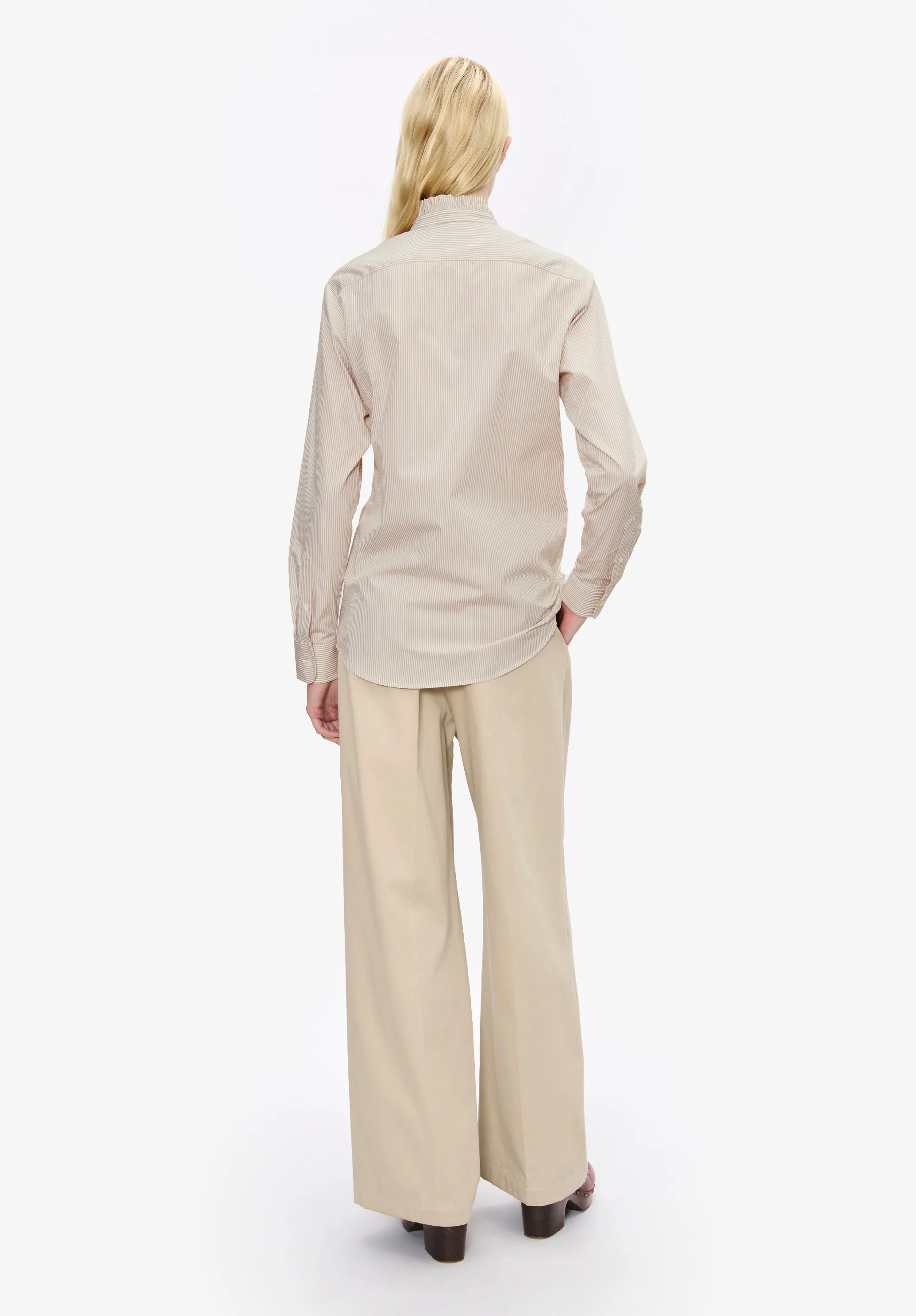 Striped blouse with ruffled collar sold by A.P.C. product image thumbnail 3