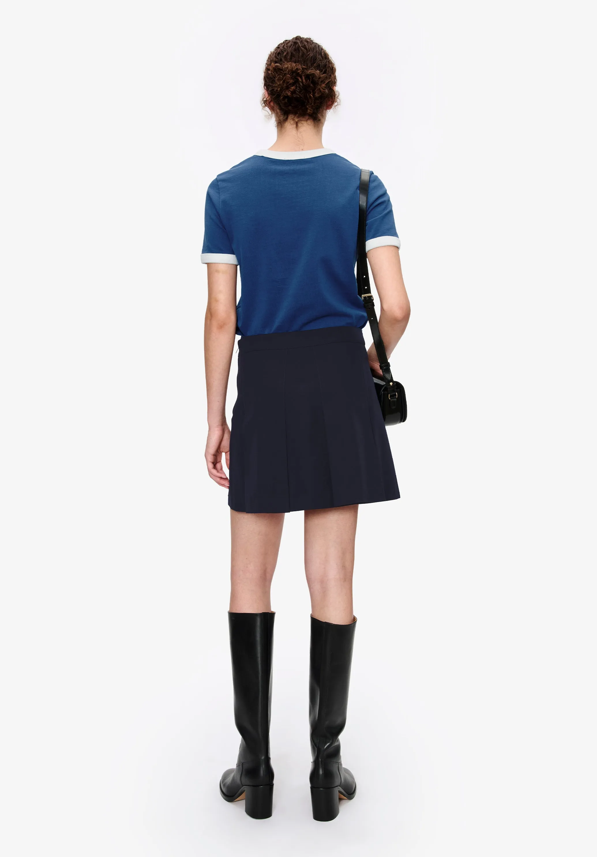 Pleated mini skirt sold by A.P.C. product image thumbnail 3