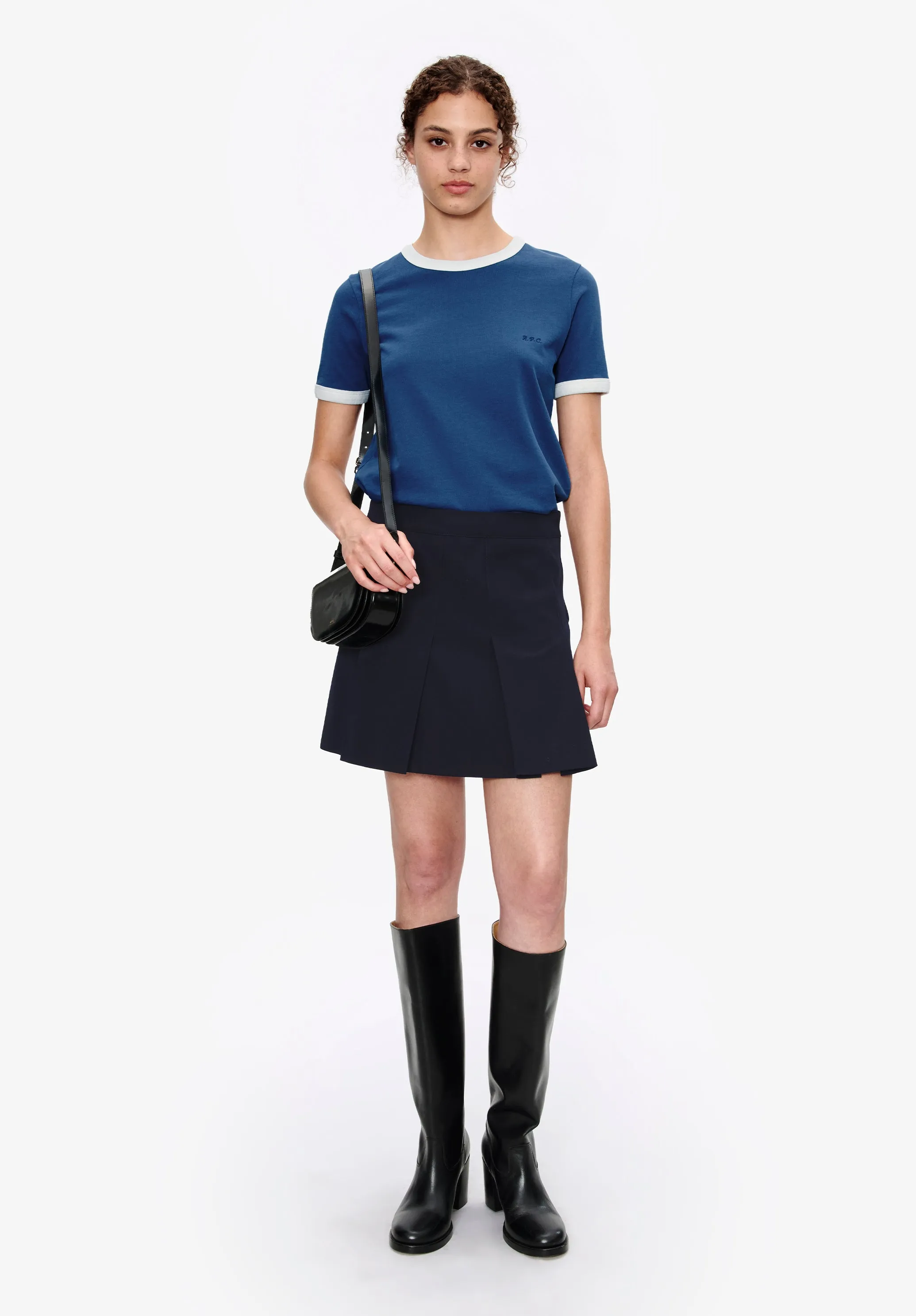 Pleated mini skirt sold by A.P.C.