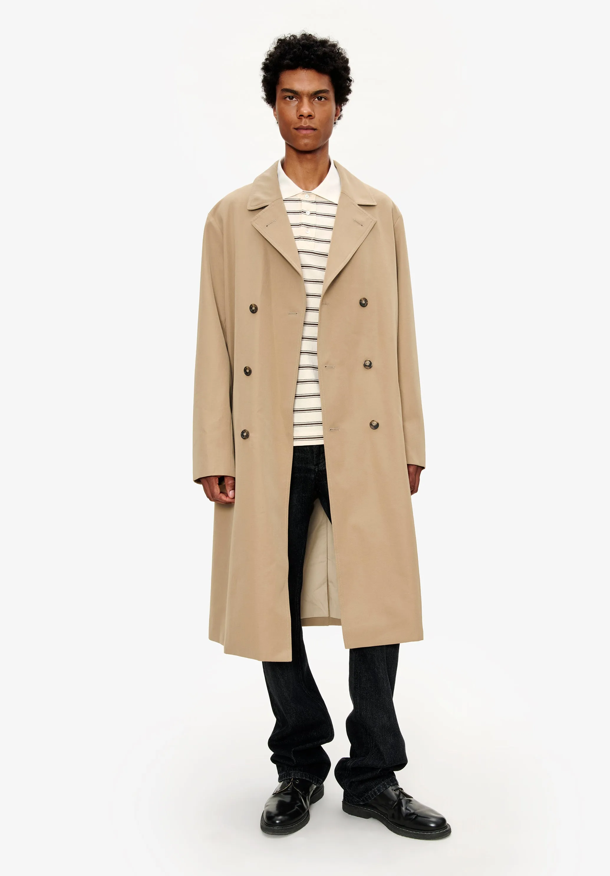 Double-breasted coat sold by A.P.C.