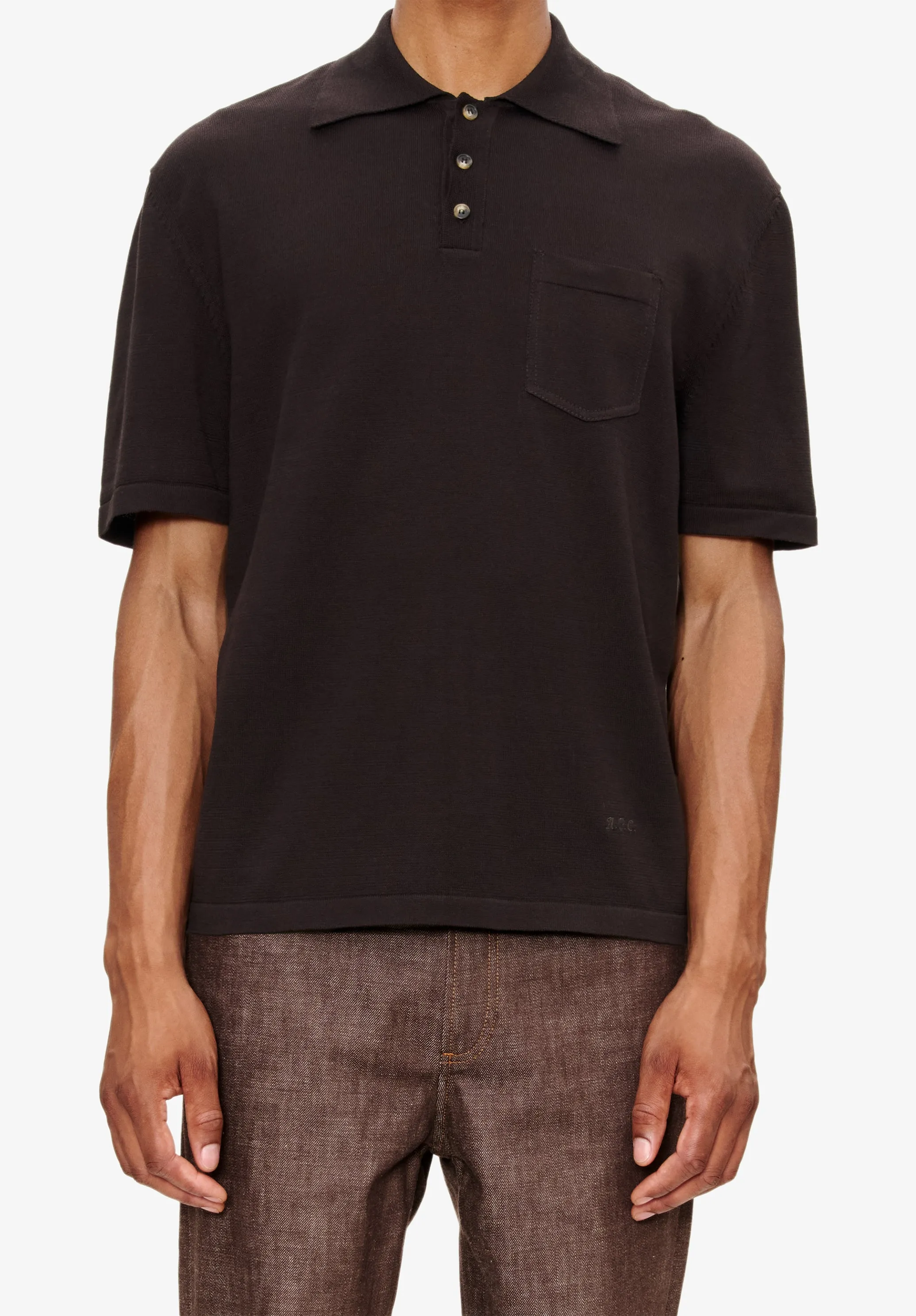 Colin polo shirt sold by A.P.C. product image thumbnail 4