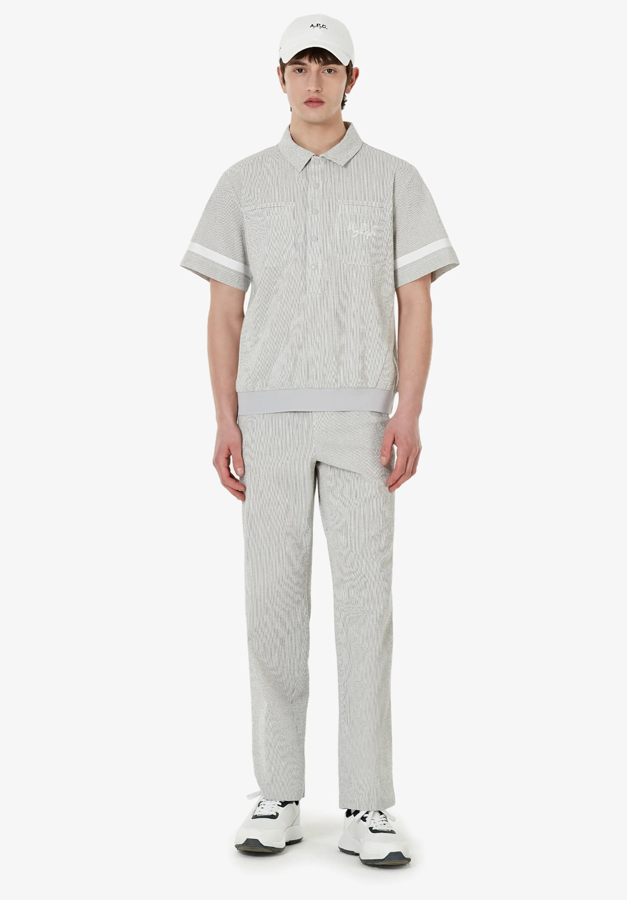 Seersucker polo A.P.C. Golf sold by A.P.C. product image thumbnail 5